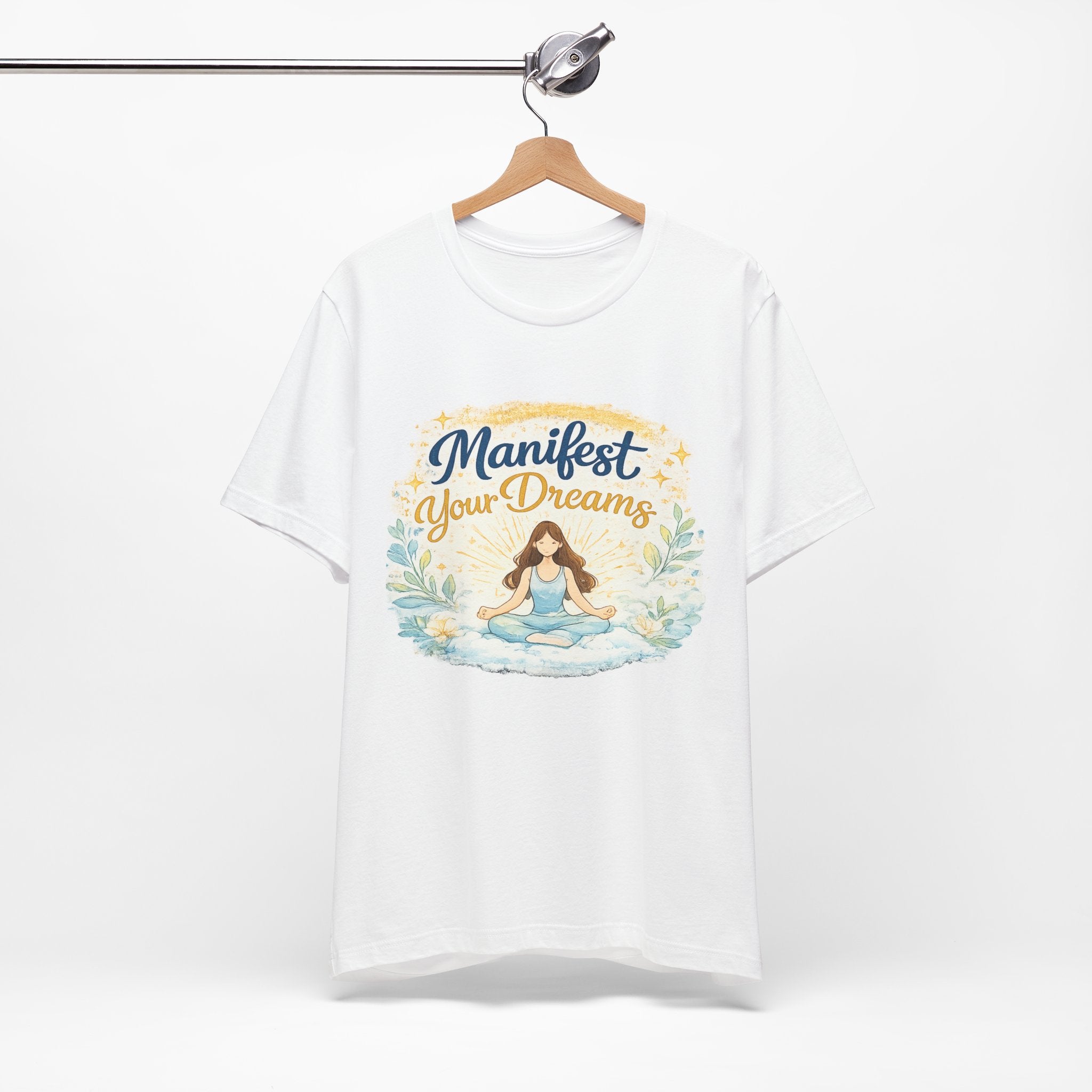 Manifest Your Dreams Tee — Meditation Yoga Inspirational T‑Shirt