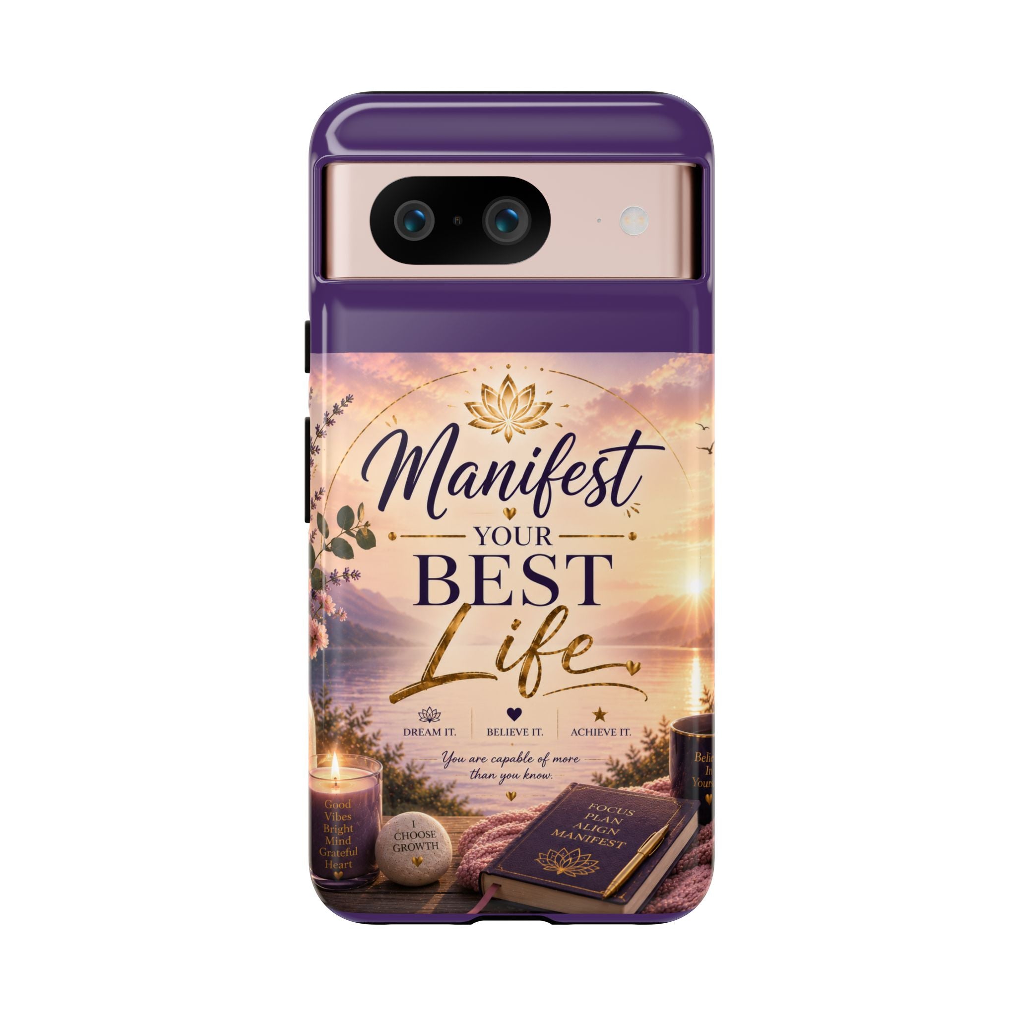 Manifest Your Best Life Phone Case — Inspirational Spiritual Protective Cover