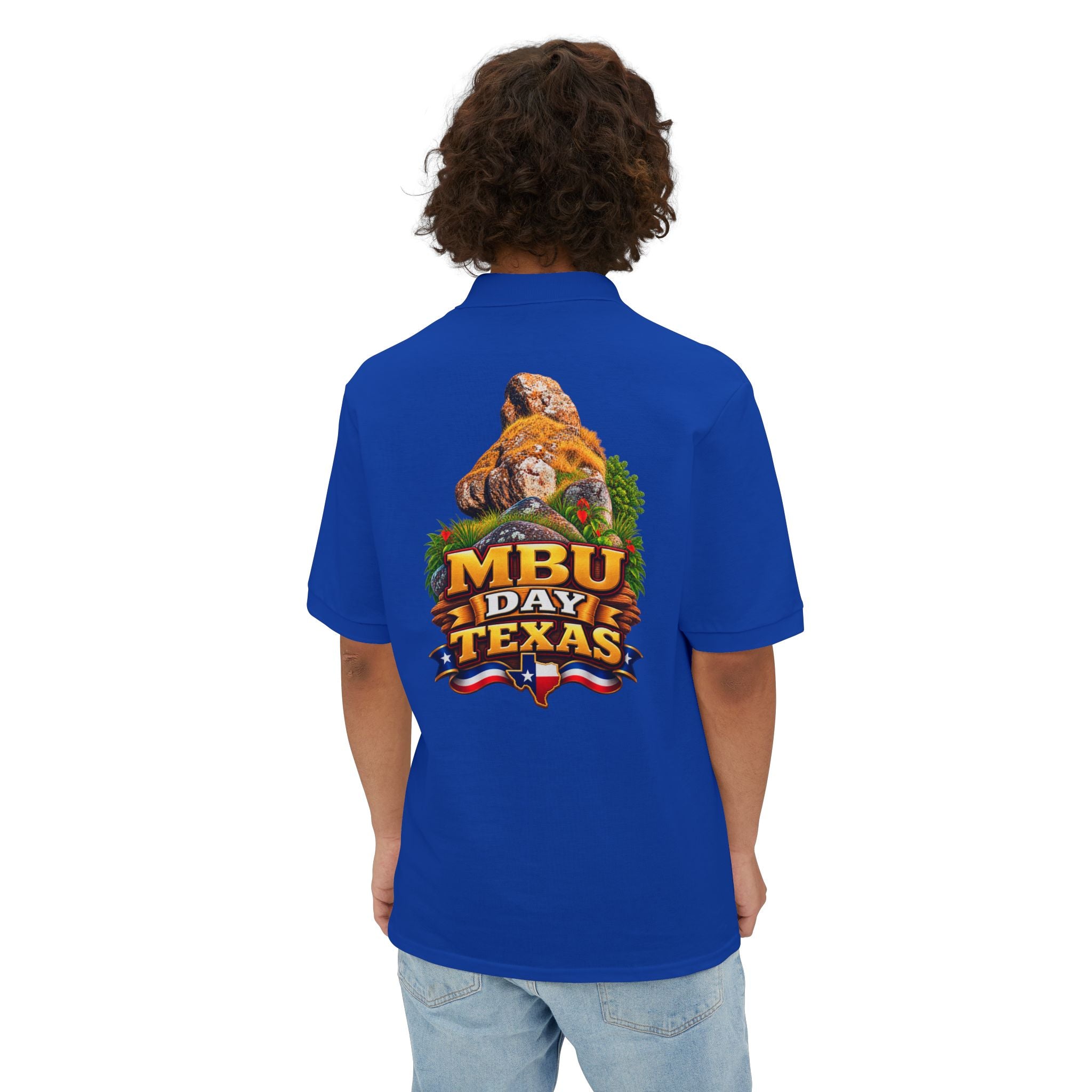 Mbu Day Polo Shirt — "United by Heritage, Inspired by Community" Texas Celebration Polo