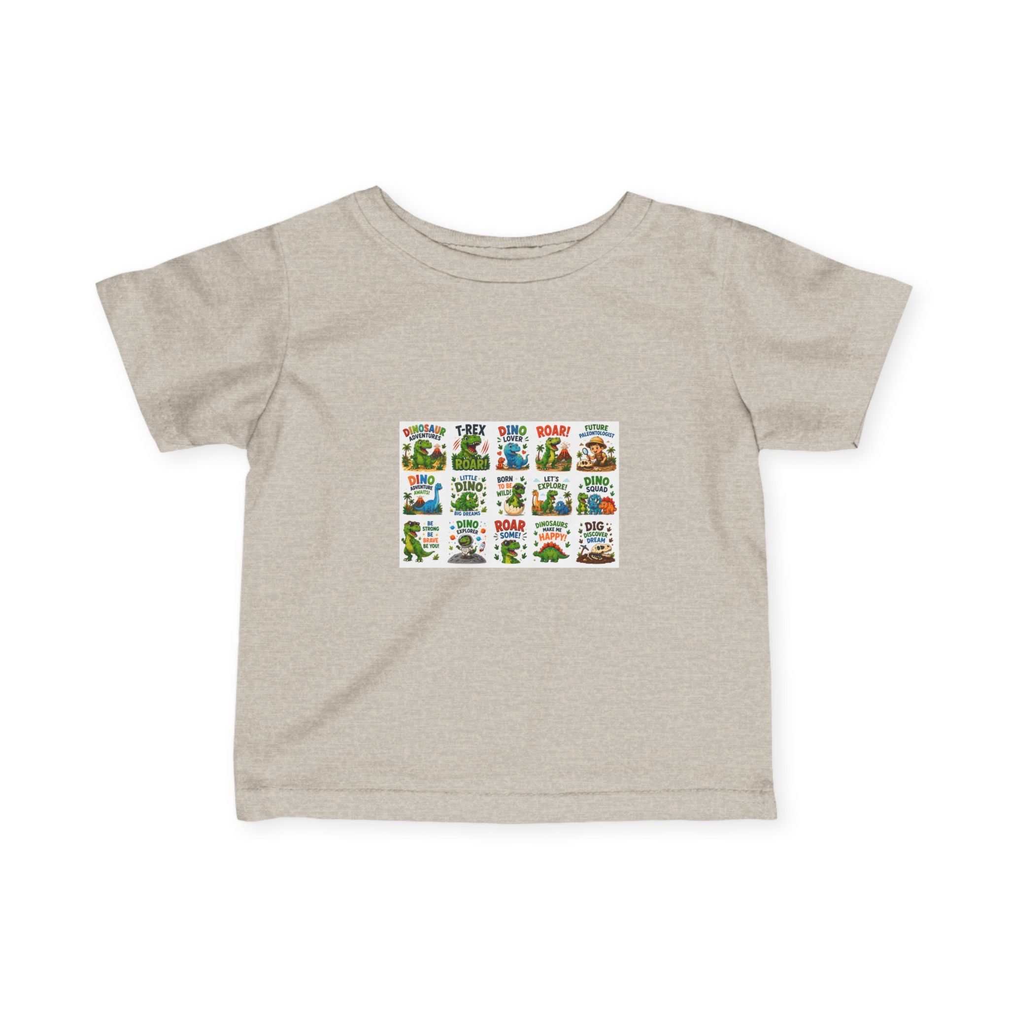 Infant Tee — Colorful Alphabet Animal Blocks Baby T-Shirt