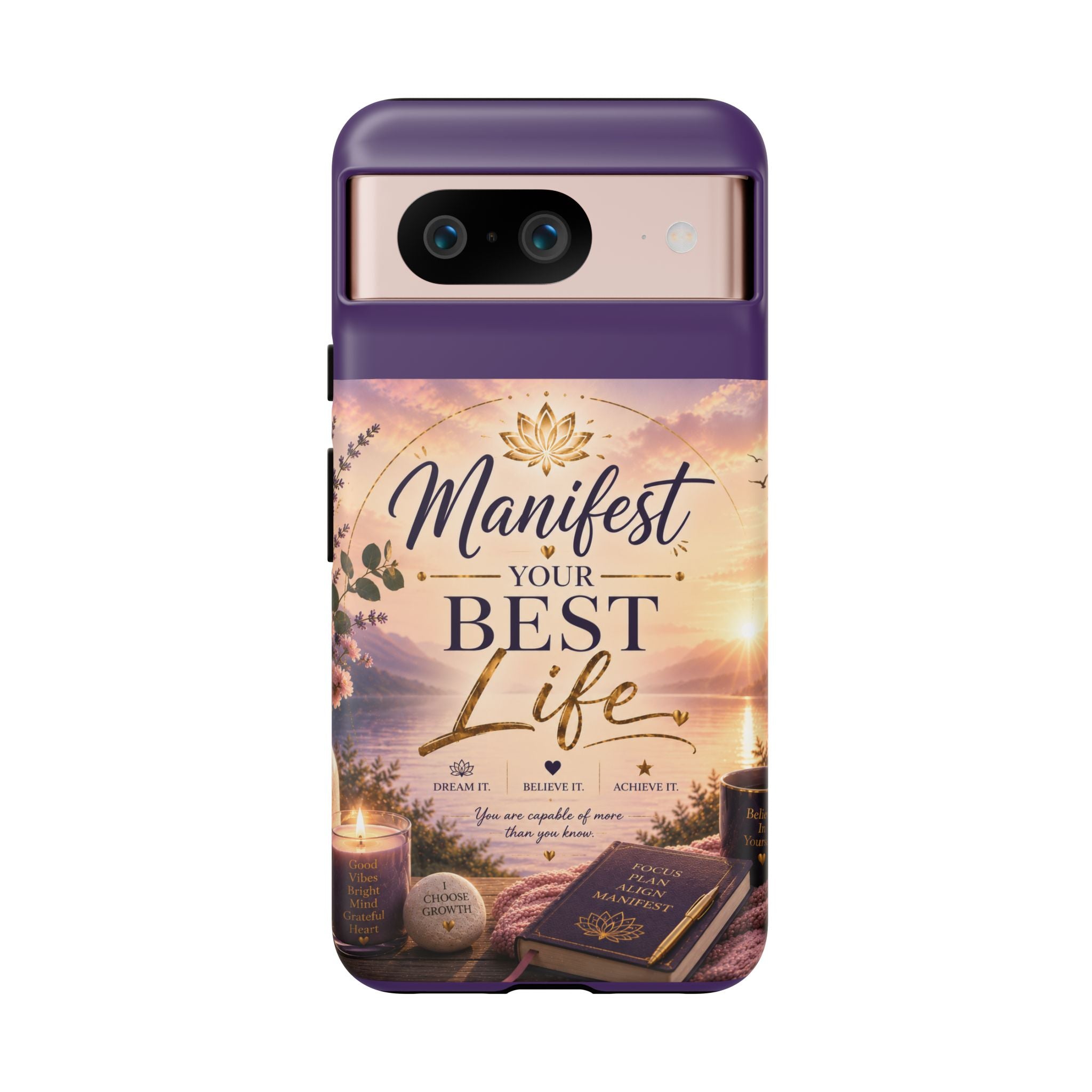 Manifest Your Best Life Phone Case — Inspirational Spiritual Protective Cover