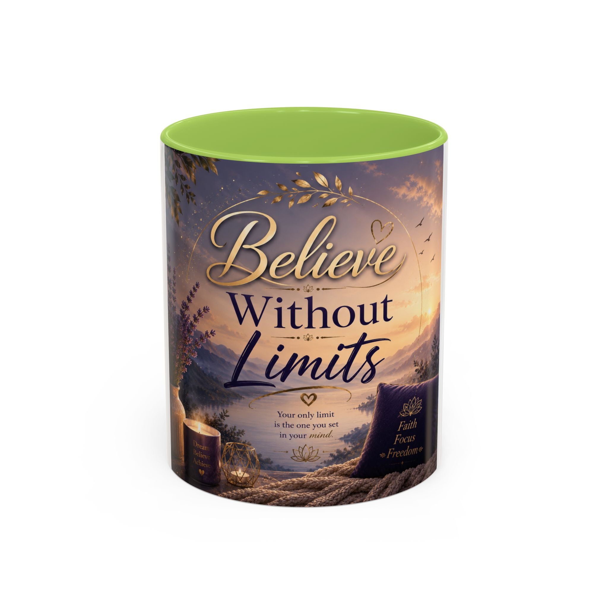 Believe Without Limits Inspirational Coffee Mug (11/15oz)