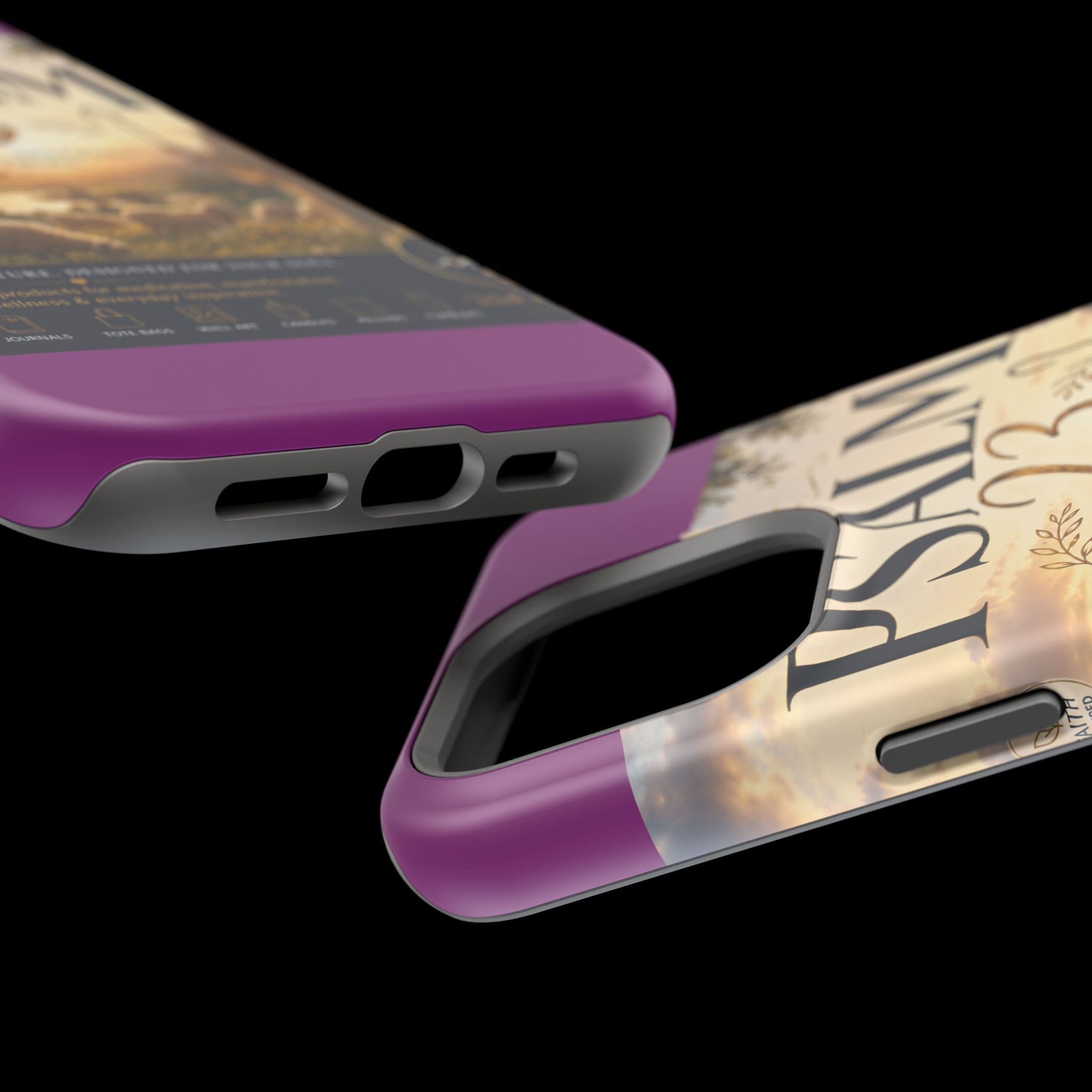 Psalm 23 Phone Case — Magnetic Impact-Resistant Christian iPhone Cover