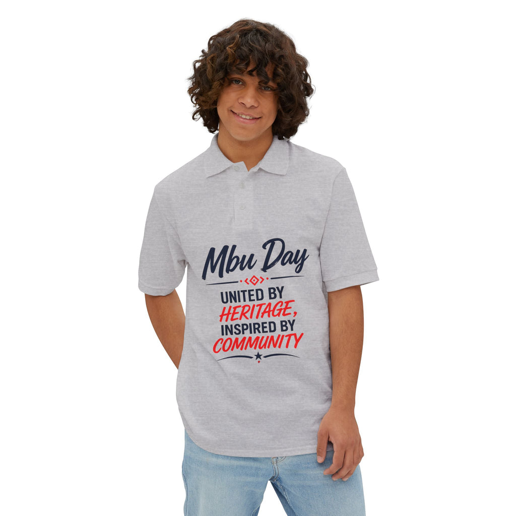 Mbu Day Polo Shirt — "United by Heritage, Inspired by Community" Texas Celebration Polo