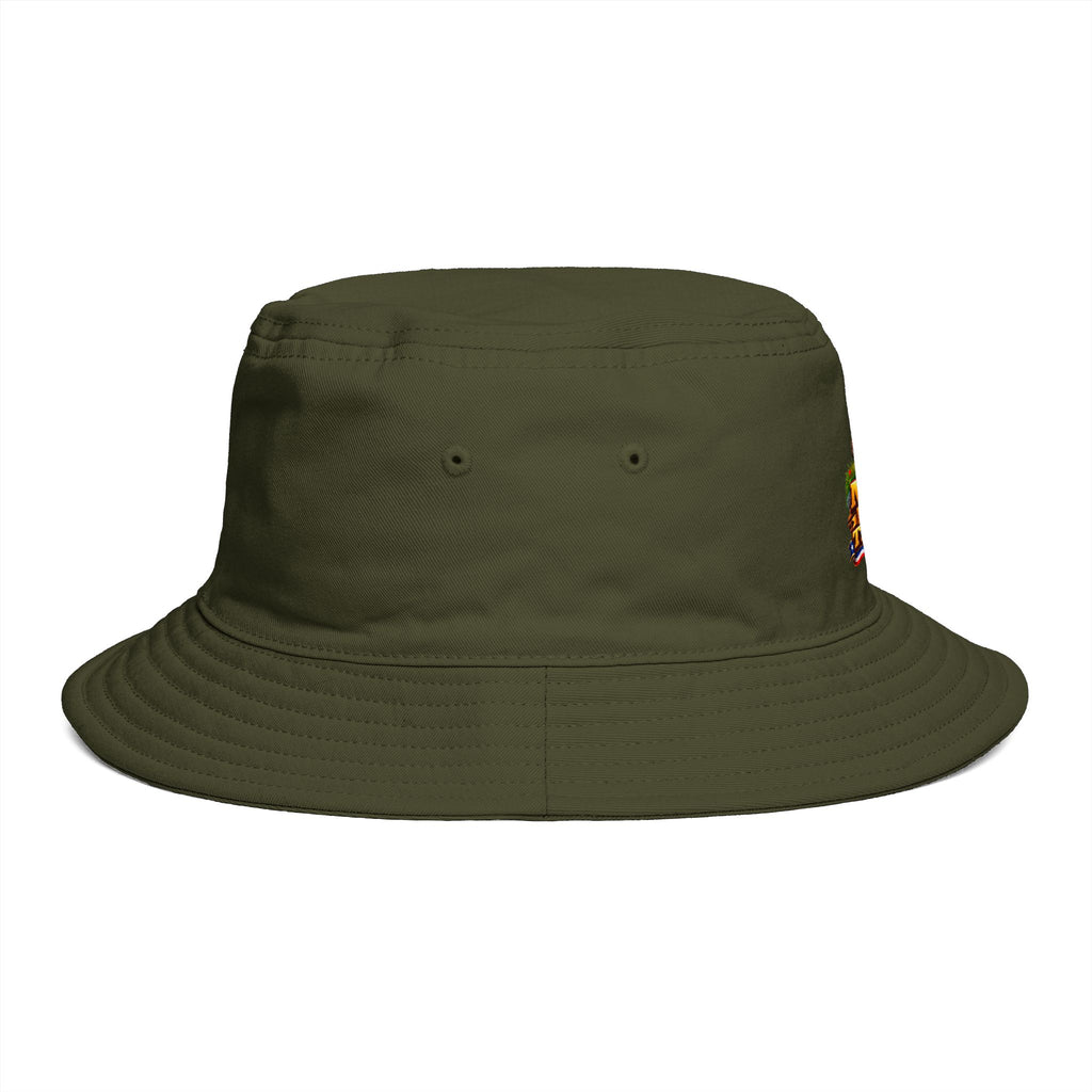 Texas BBQ Bucket Hat — 'Smokin' MBU Day' Graphic Sun Hat