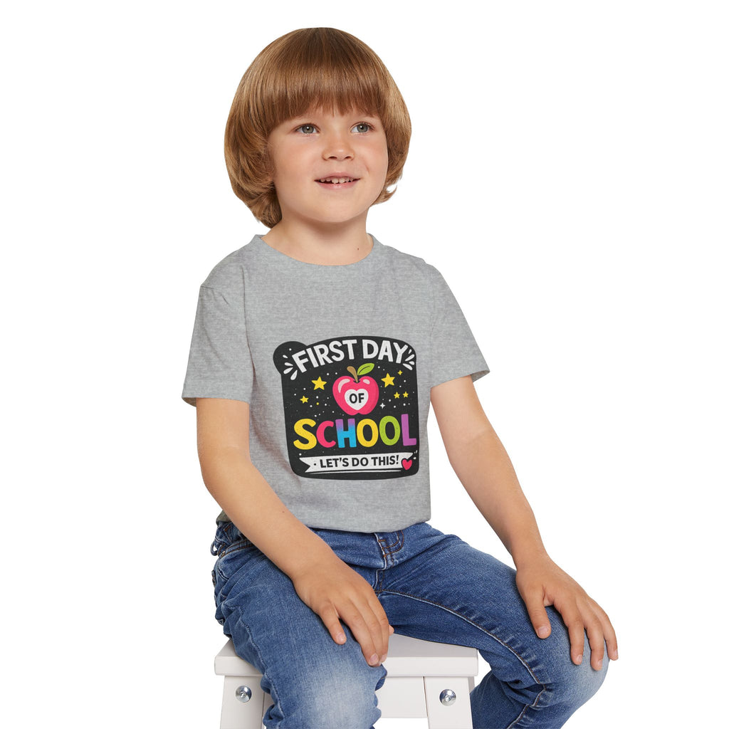 First Day of School Toddler T-Shirt — "Let's Do This!" Back-to-School Tee