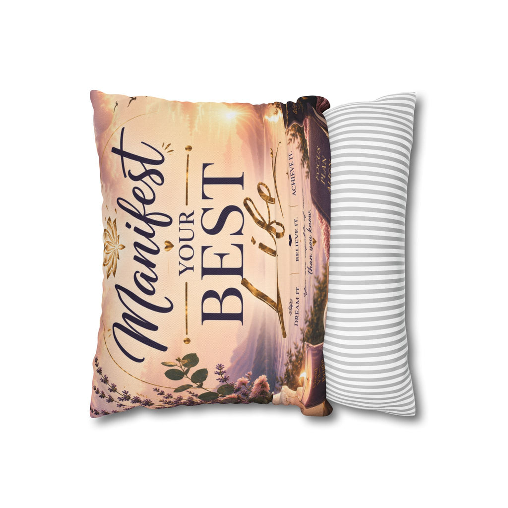 Manifest Your Best Life Decorative Pillowcase