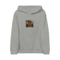 Kids Sports Embroidered Hoodie – 'I Love School' Playful Athletic Design
