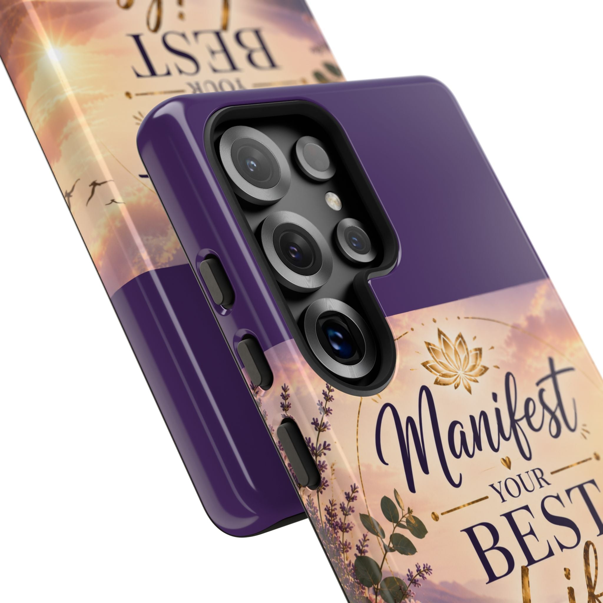 Manifest Your Best Life Phone Case — Inspirational Spiritual Protective Cover