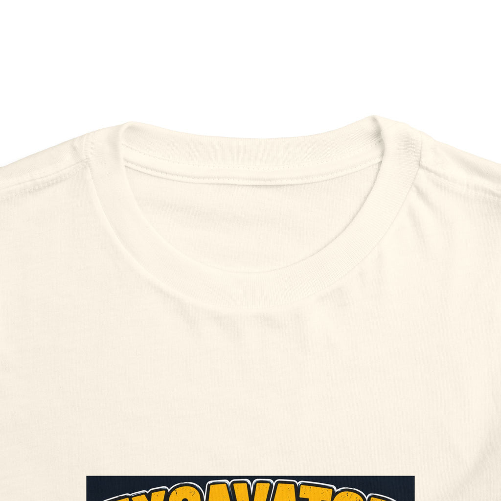 Excavator Toddler Tee — "I Dig Big Dreams" Construction Shirt