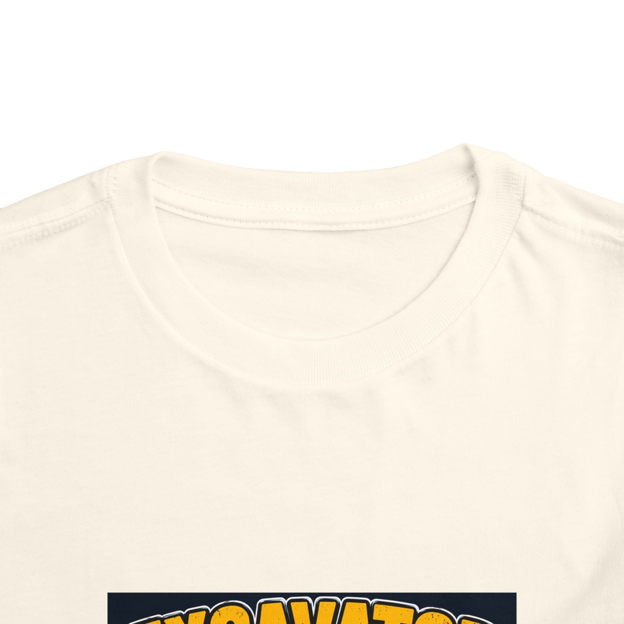 Excavator Toddler Tee — "I Dig Big Dreams" Construction Shirt