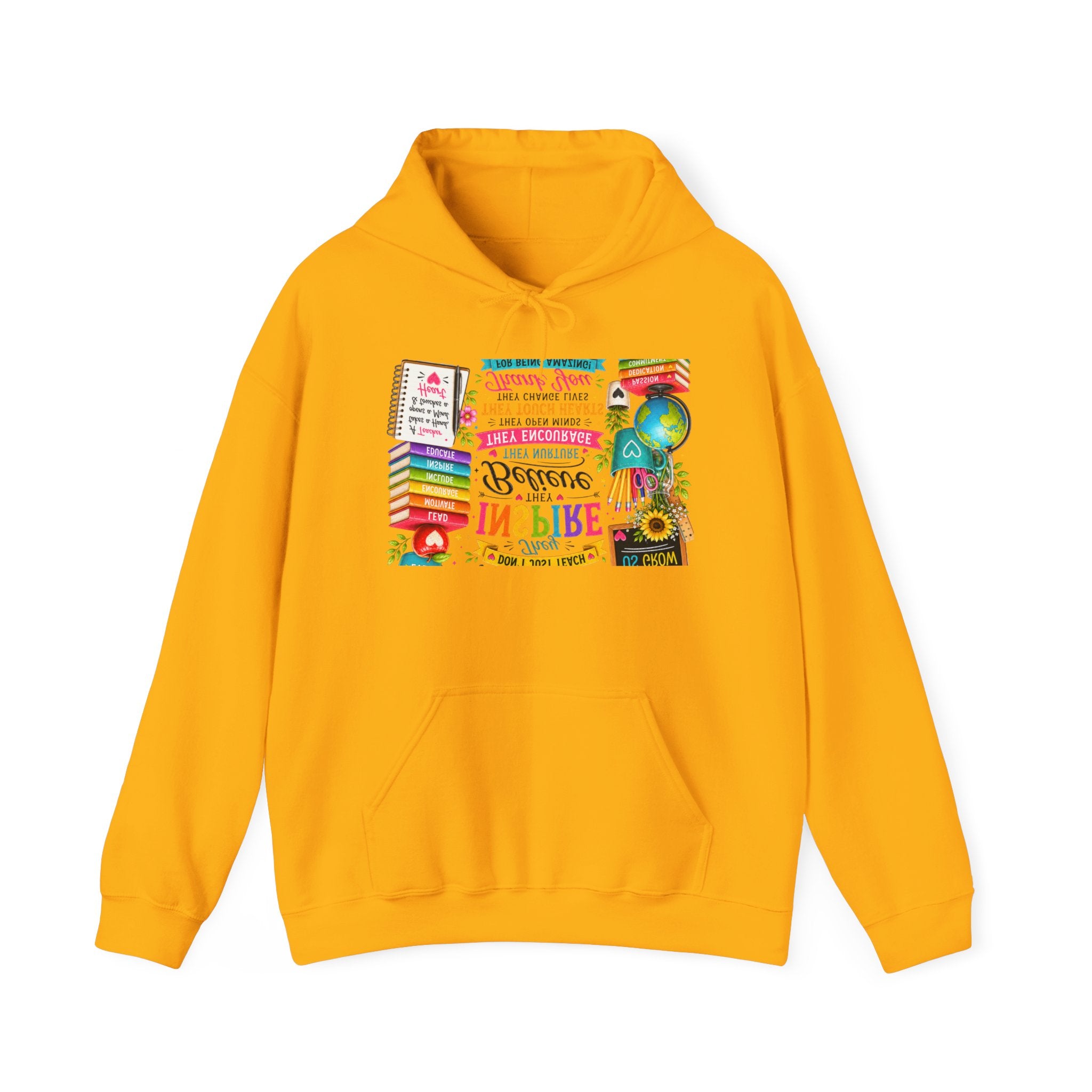 Reading Rainbow Hoodie — Inspirational Book Lover Sweatshirt (Believe in Magic)