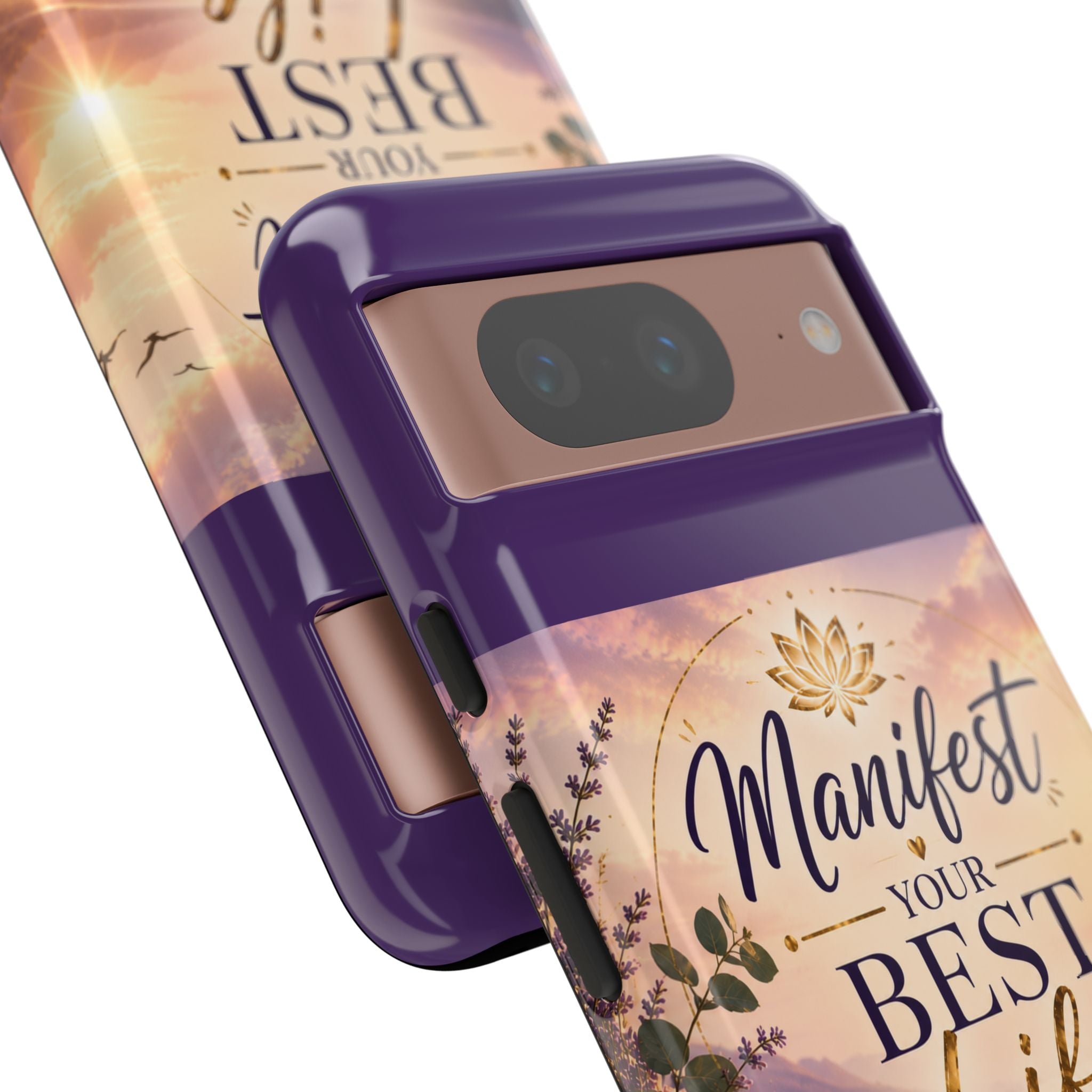 Manifest Your Best Life Phone Case — Inspirational Spiritual Protective Cover
