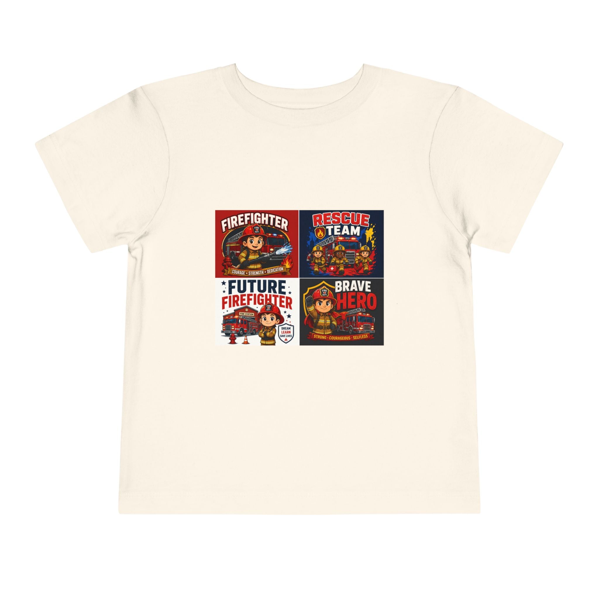 Toddler Firefighter Tee – "Future Firefighter" Rescue Team Brave Hero Kids Shirt