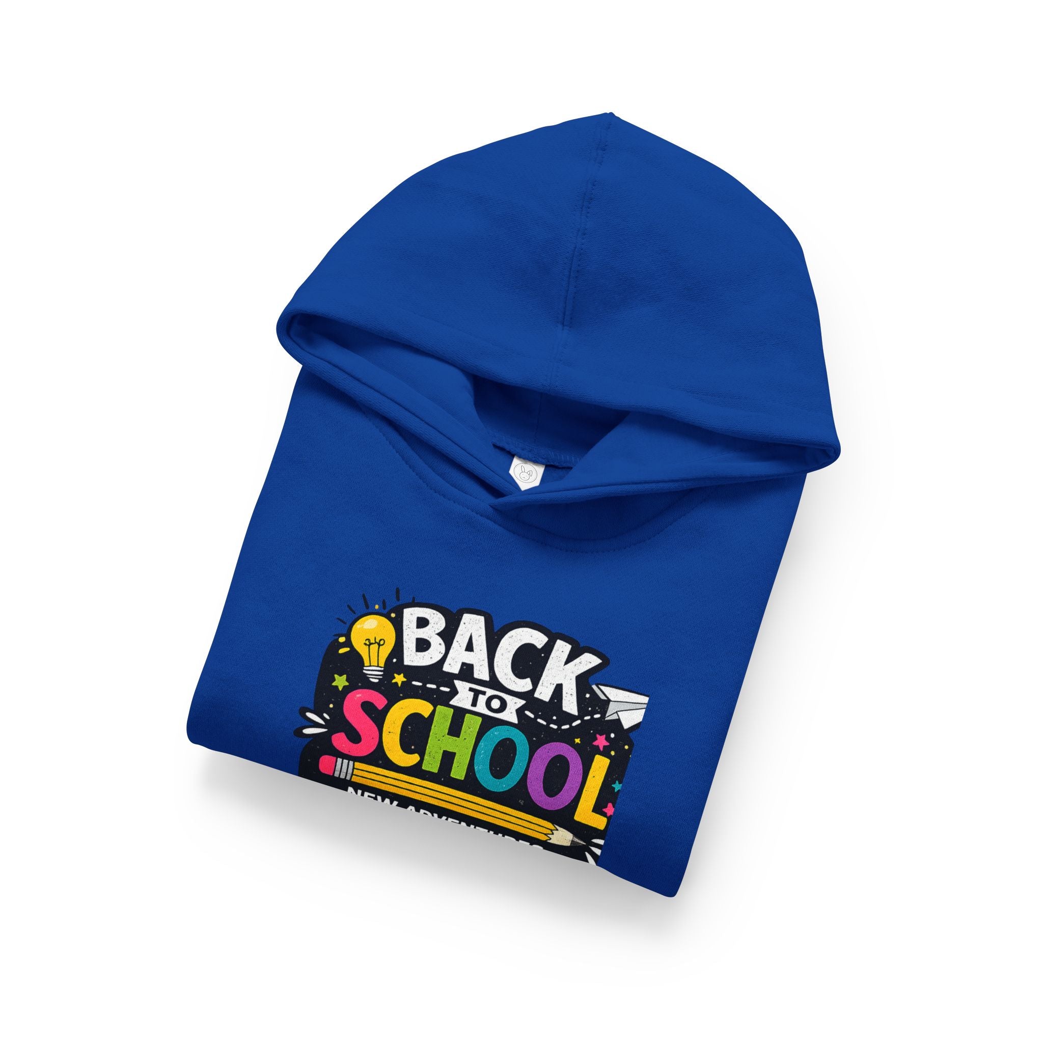 Back to School Toddler Hoodie — "Back to School: New Adventures, New Friends, New Goals"