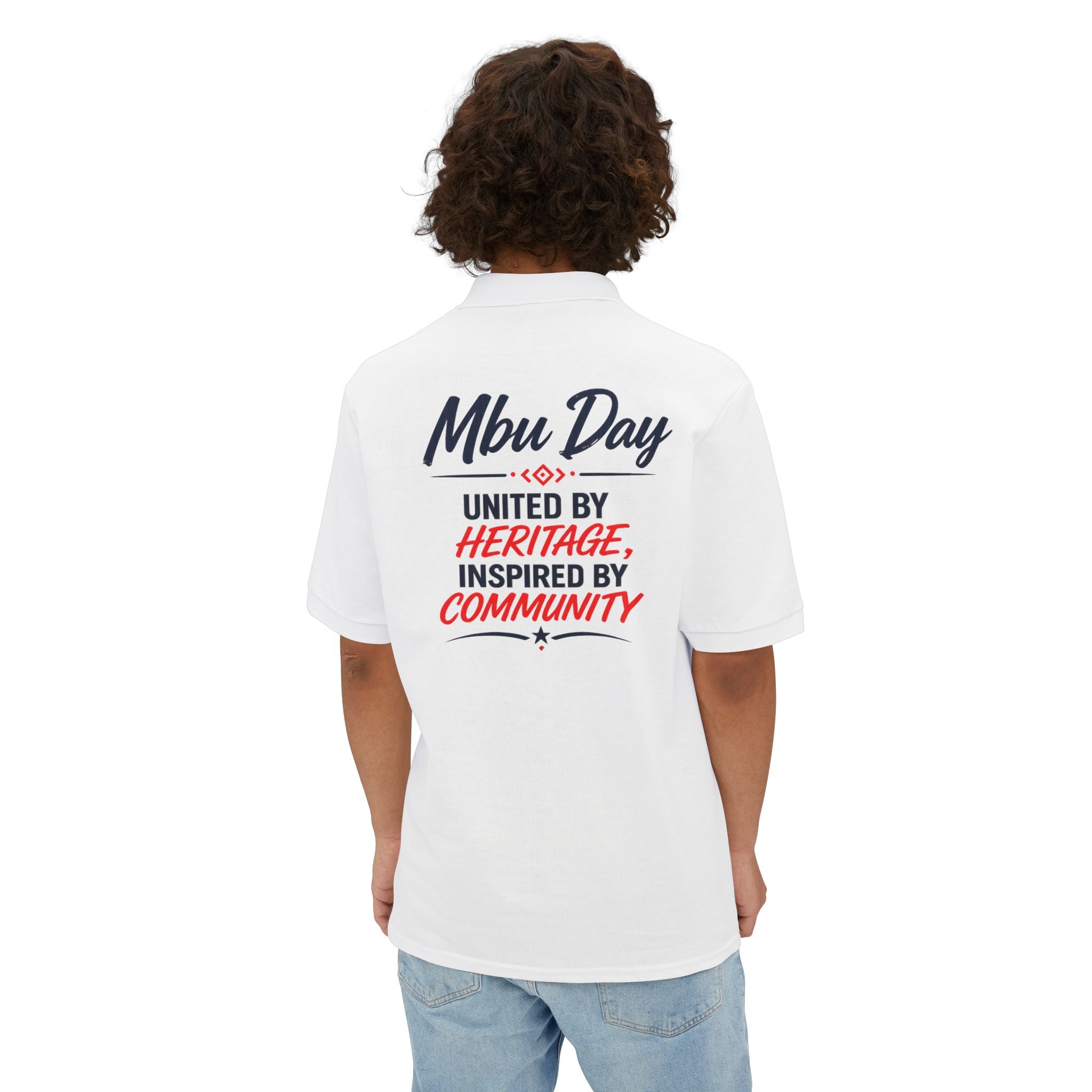 MBU Day Polo — 'United by Heritage, Inspired by Community' Men's Short-Sleeve Polo