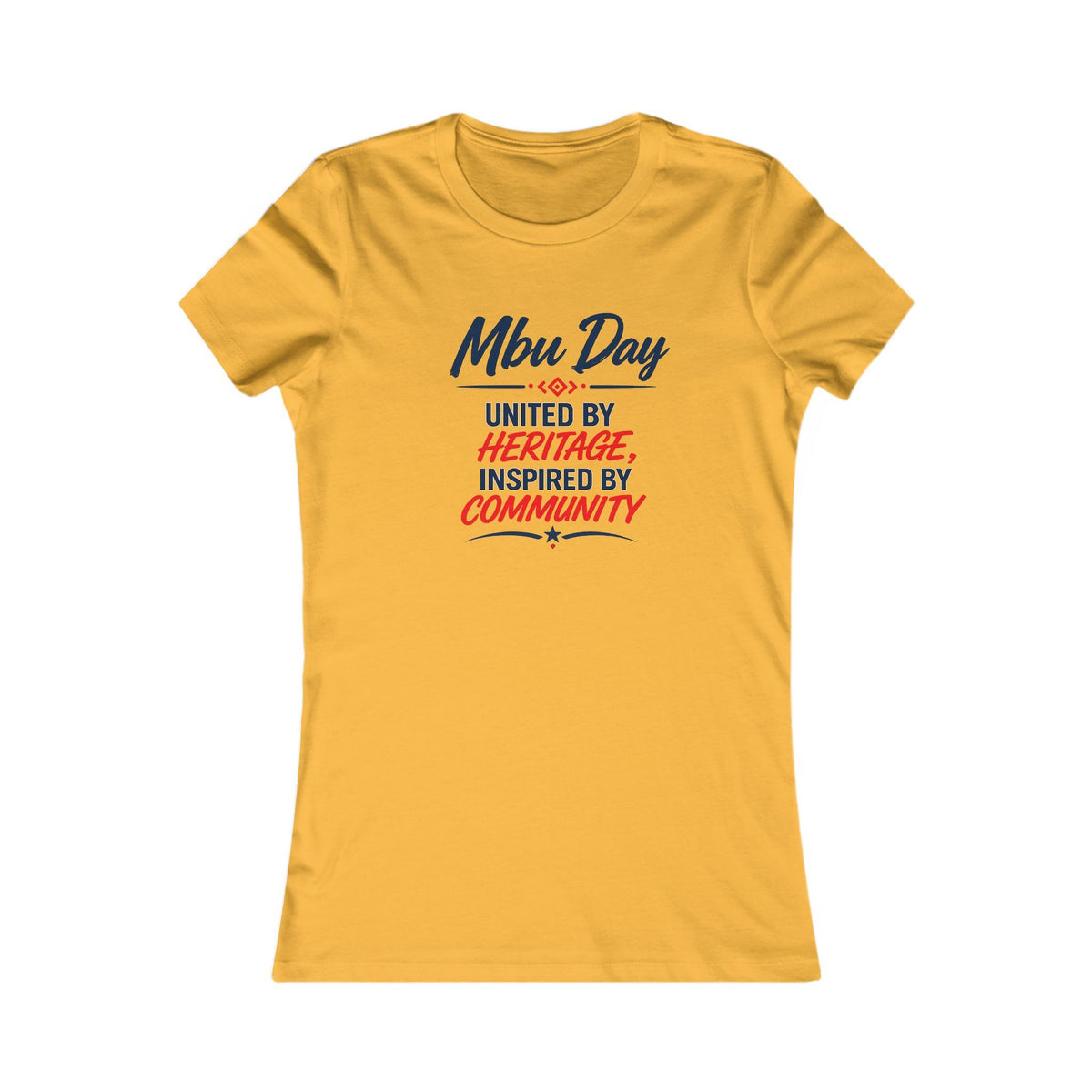 Mbu Day Women's Tee — "United by Heritage, Inspired by Community" Houston Texas Event Shirt