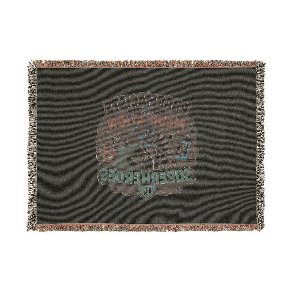 Pharmacists Are Superheroes Woven Blanket
