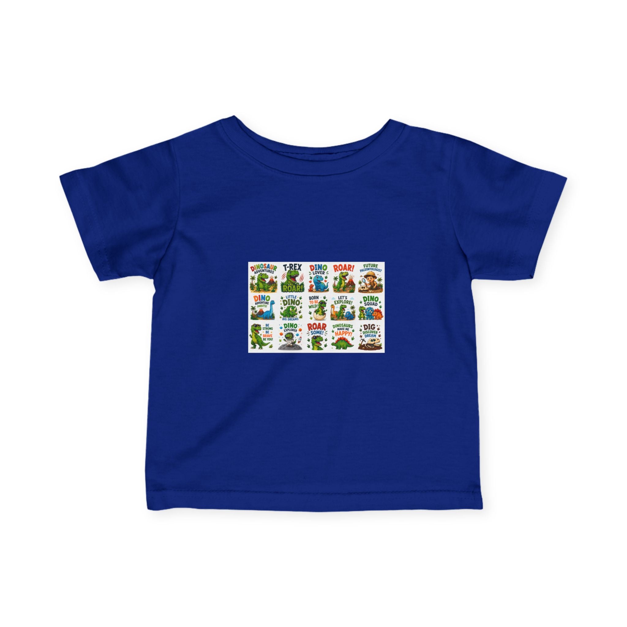 Infant Tee — Colorful Alphabet Animal Blocks Baby T-Shirt