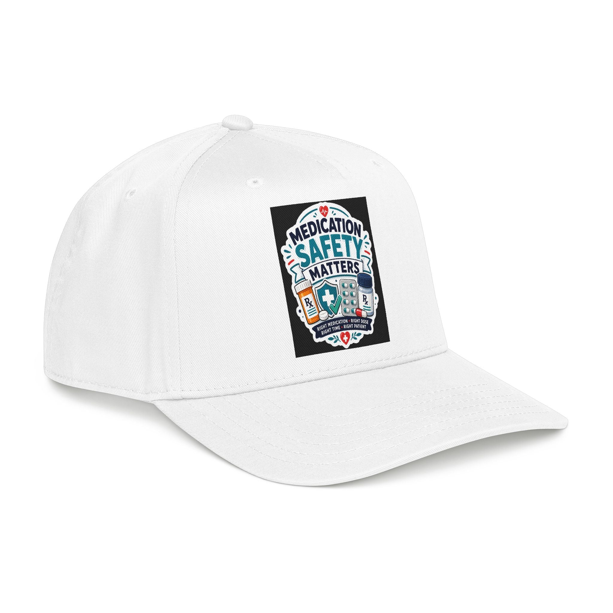 Medication Safety Matters Baseball Cap - Pharmacy & Nurse Awareness Hat