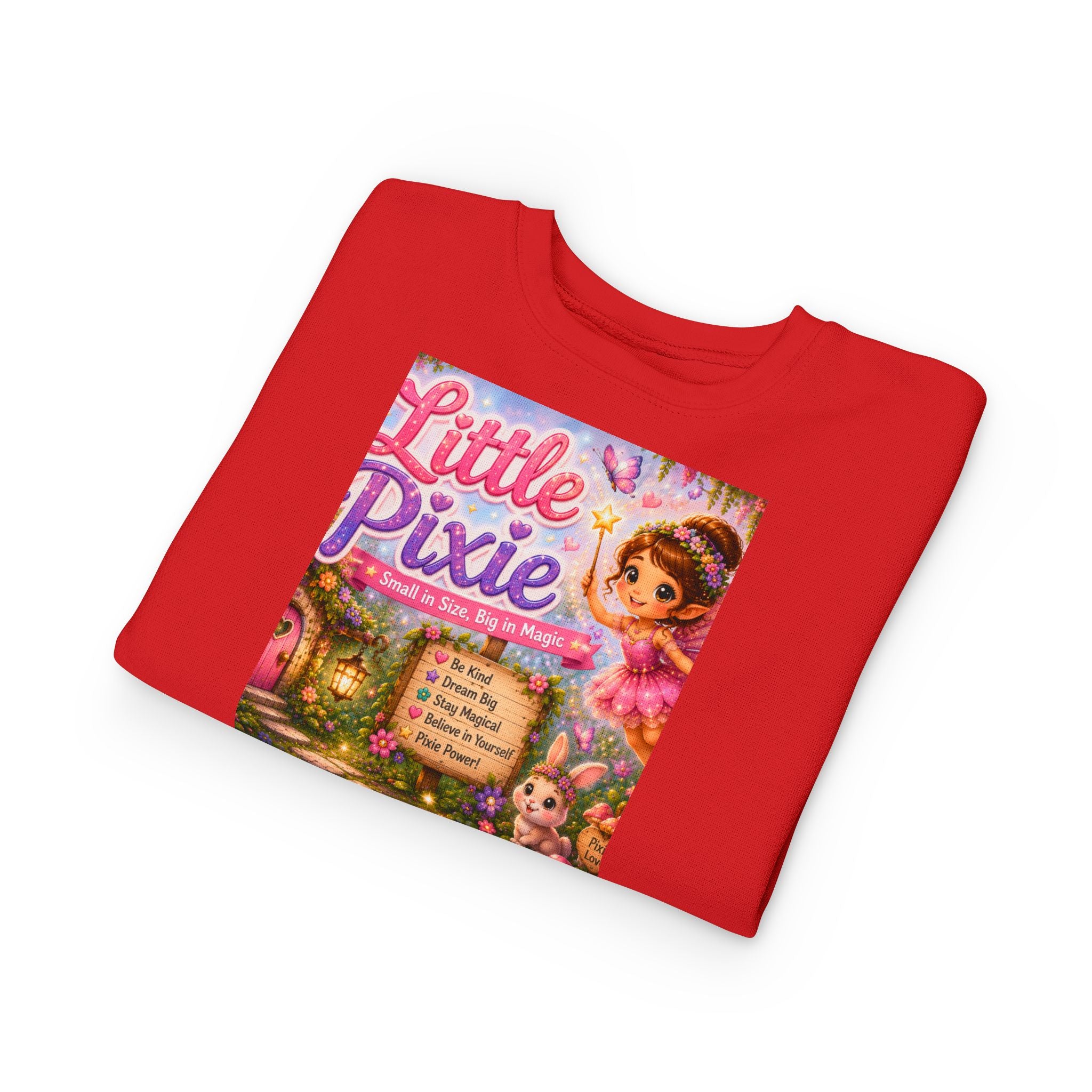 Little Pixie Toddler Sweatshirt - Cute Fairy Graphic Pullover for Kids