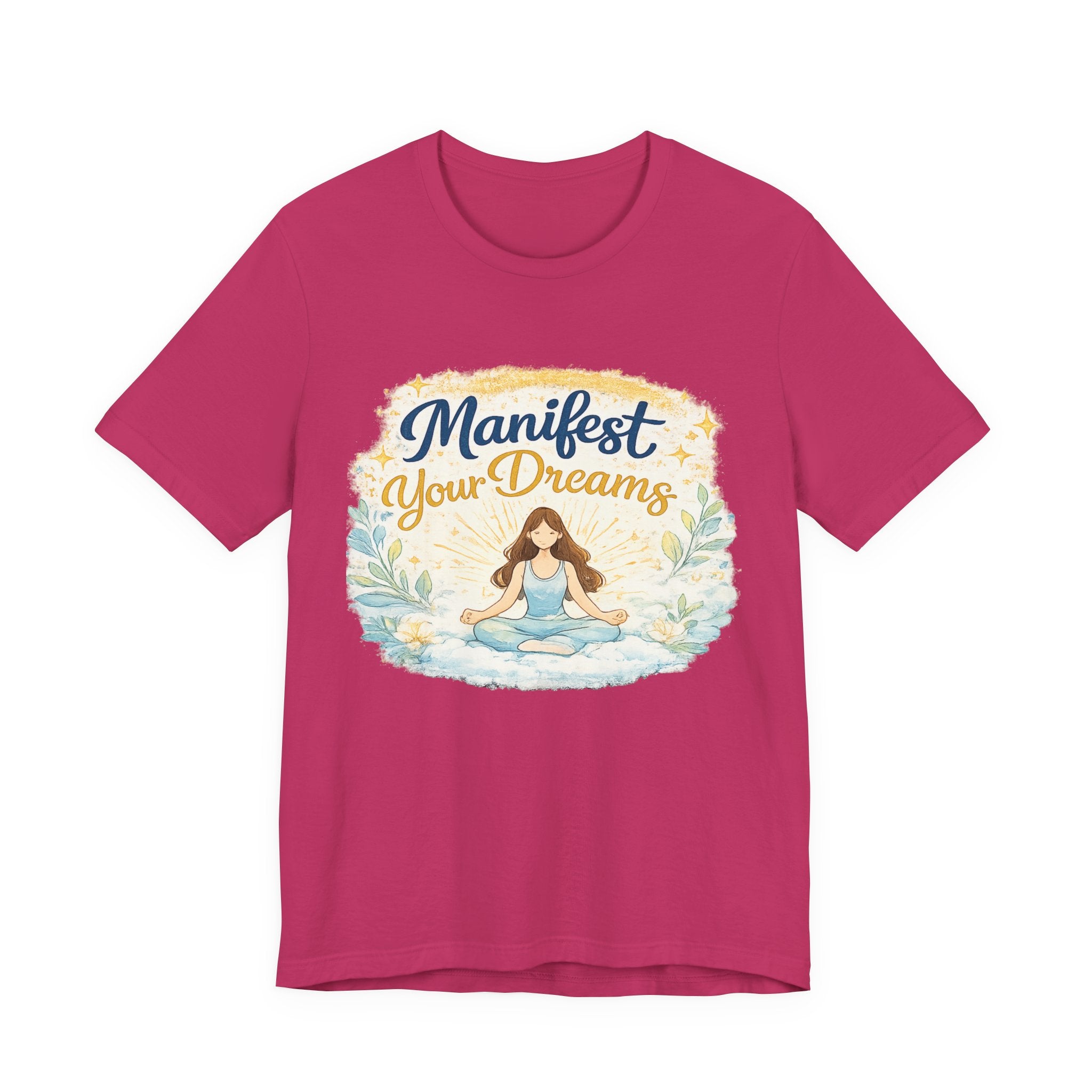 Manifest Your Dreams Tee — Meditation Yoga Inspirational T‑Shirt