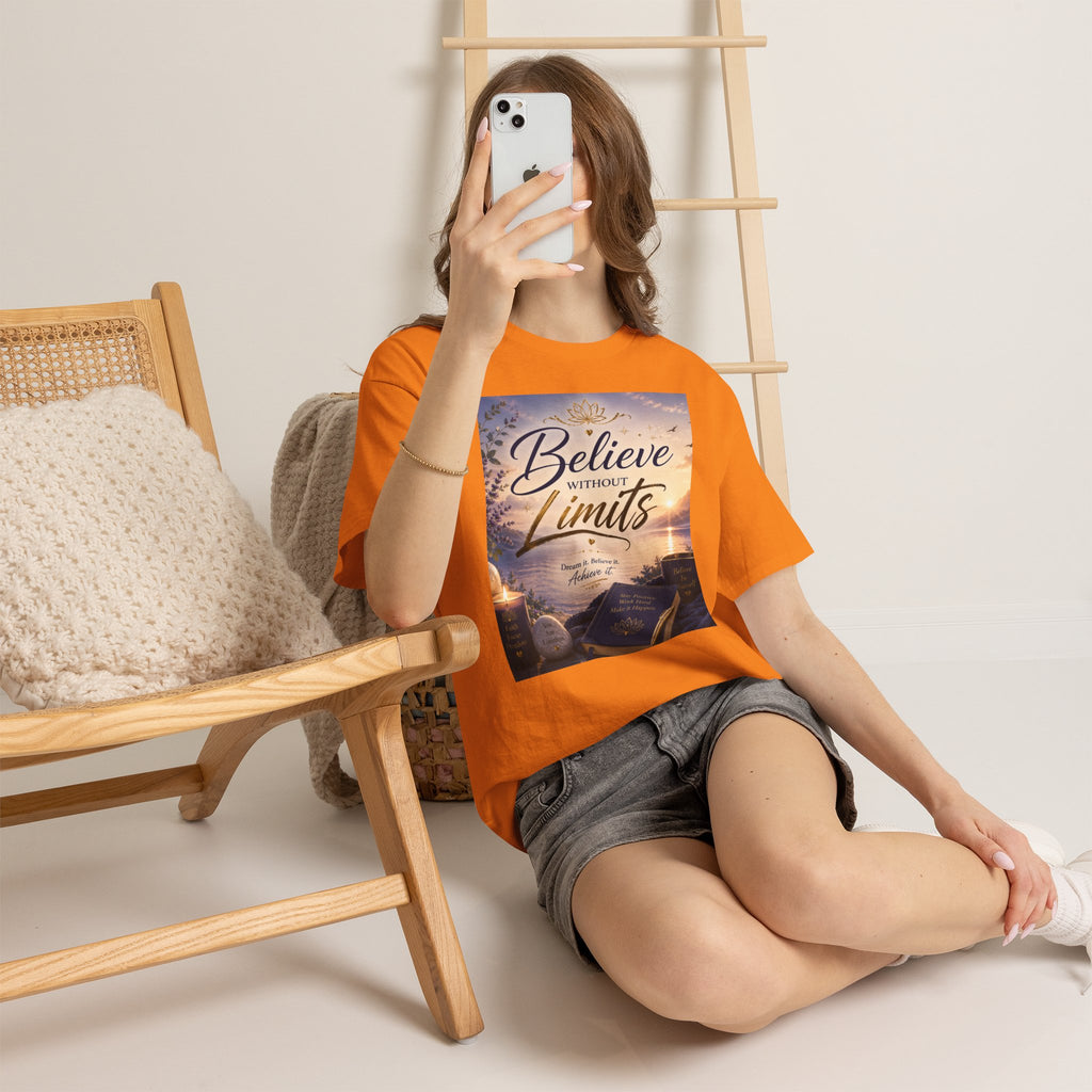 Believe Without Limits T-Shirt — Inspirational Faith Graphic Tee