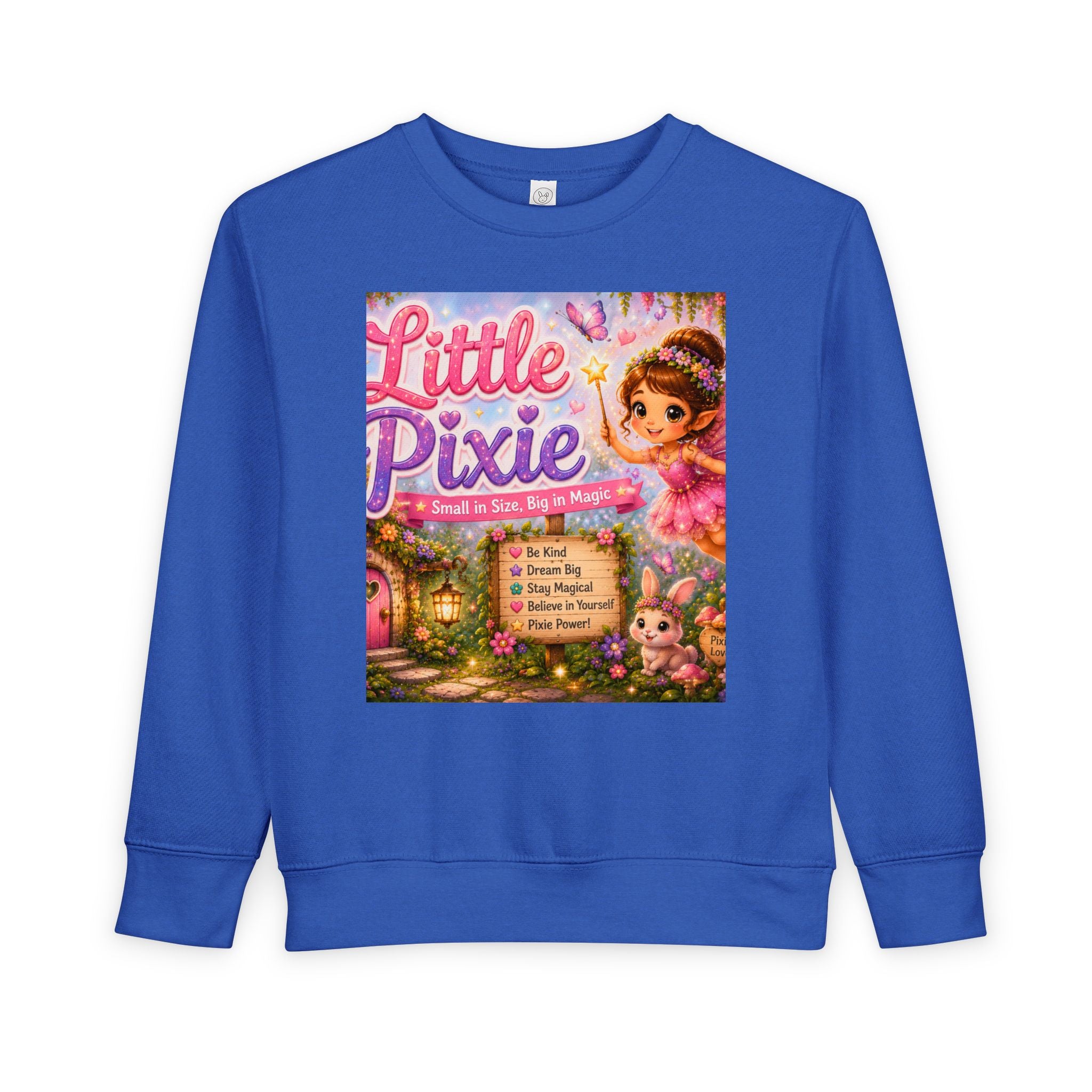 Little Pixie Toddler Sweatshirt - Cute Fairy Graphic Pullover for Kids