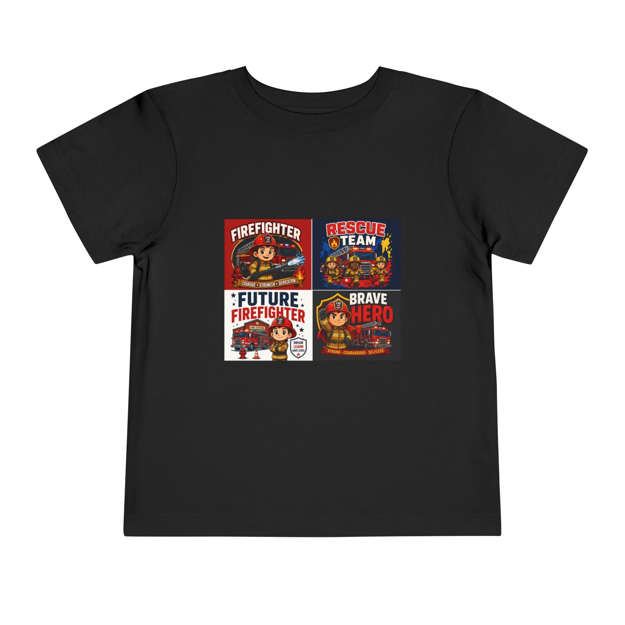 Toddler Firefighter Tee – "Future Firefighter" Rescue Team Brave Hero Kids Shirt