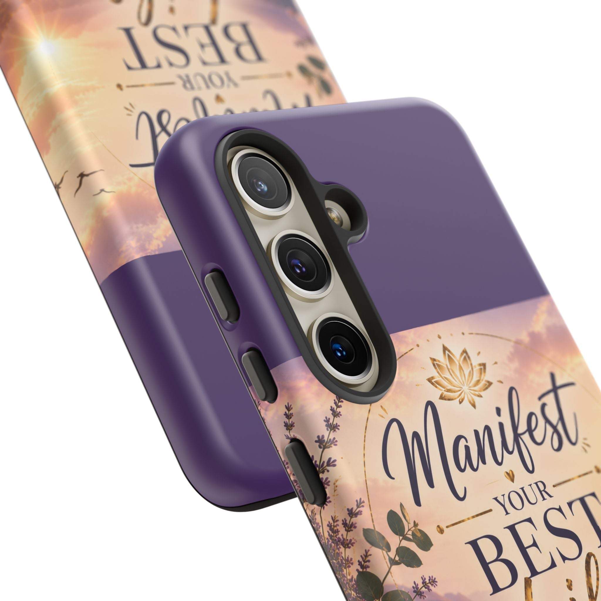 Manifest Your Best Life Phone Case — Inspirational Spiritual Protective Cover