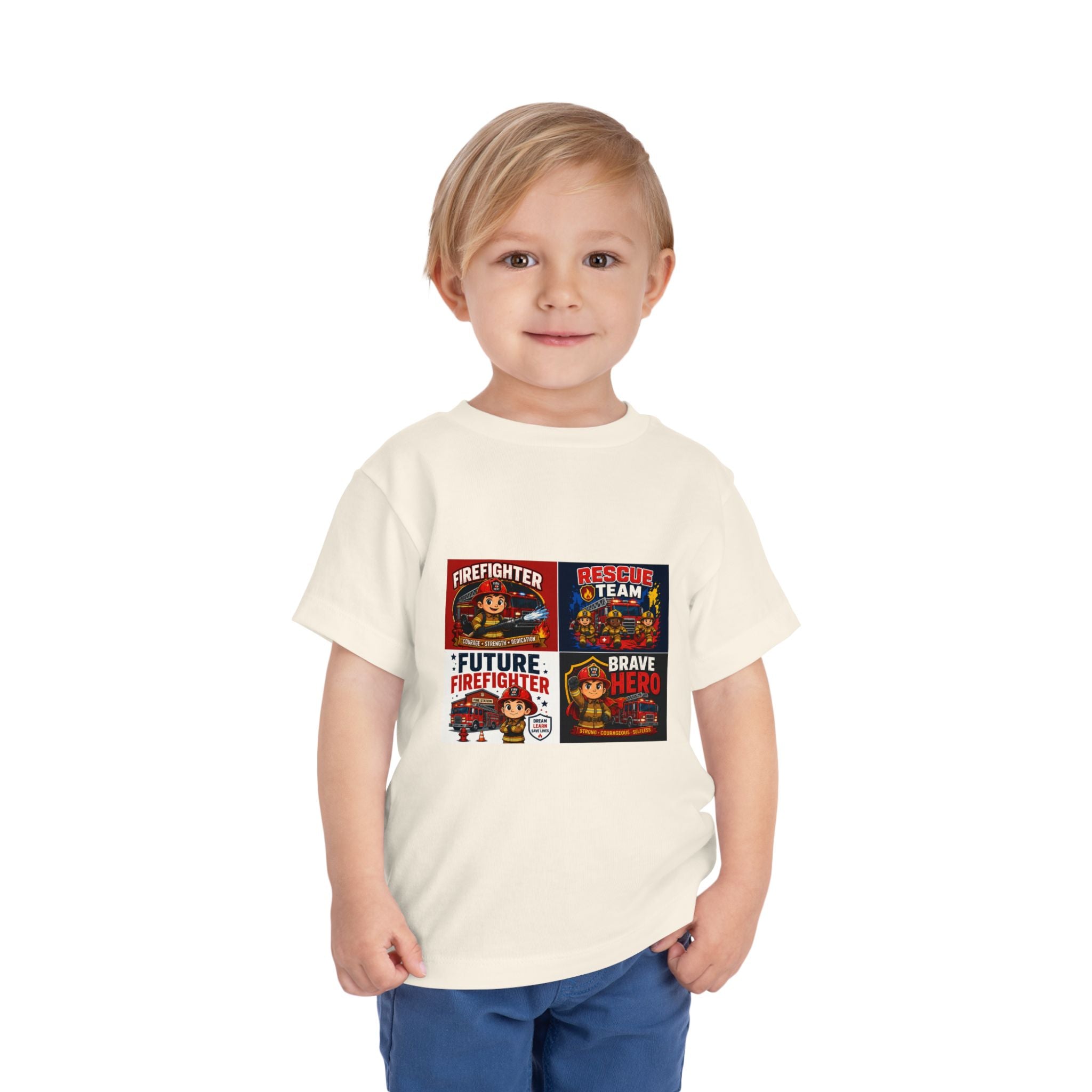 Toddler Firefighter Tee – "Future Firefighter" Rescue Team Brave Hero Kids Shirt