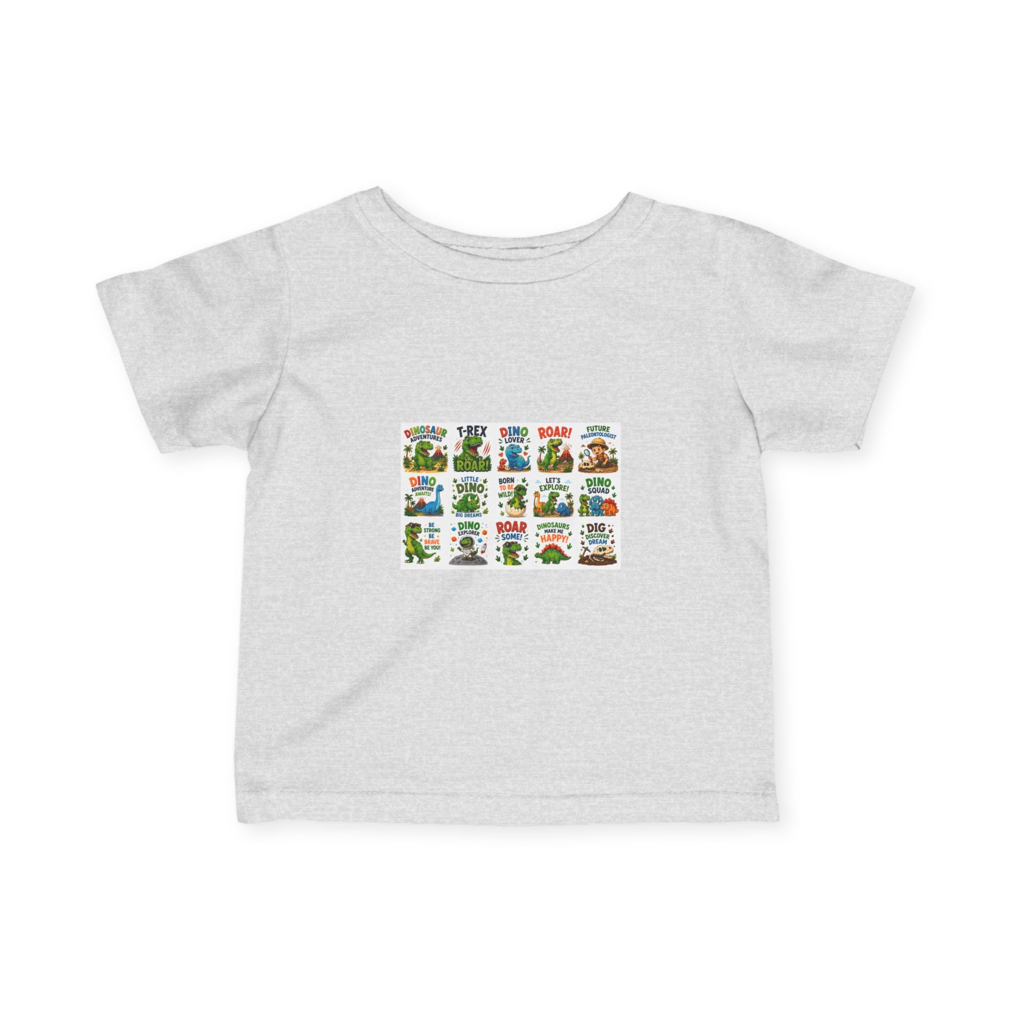 Infant Tee — Colorful Alphabet Animal Blocks Baby T-Shirt