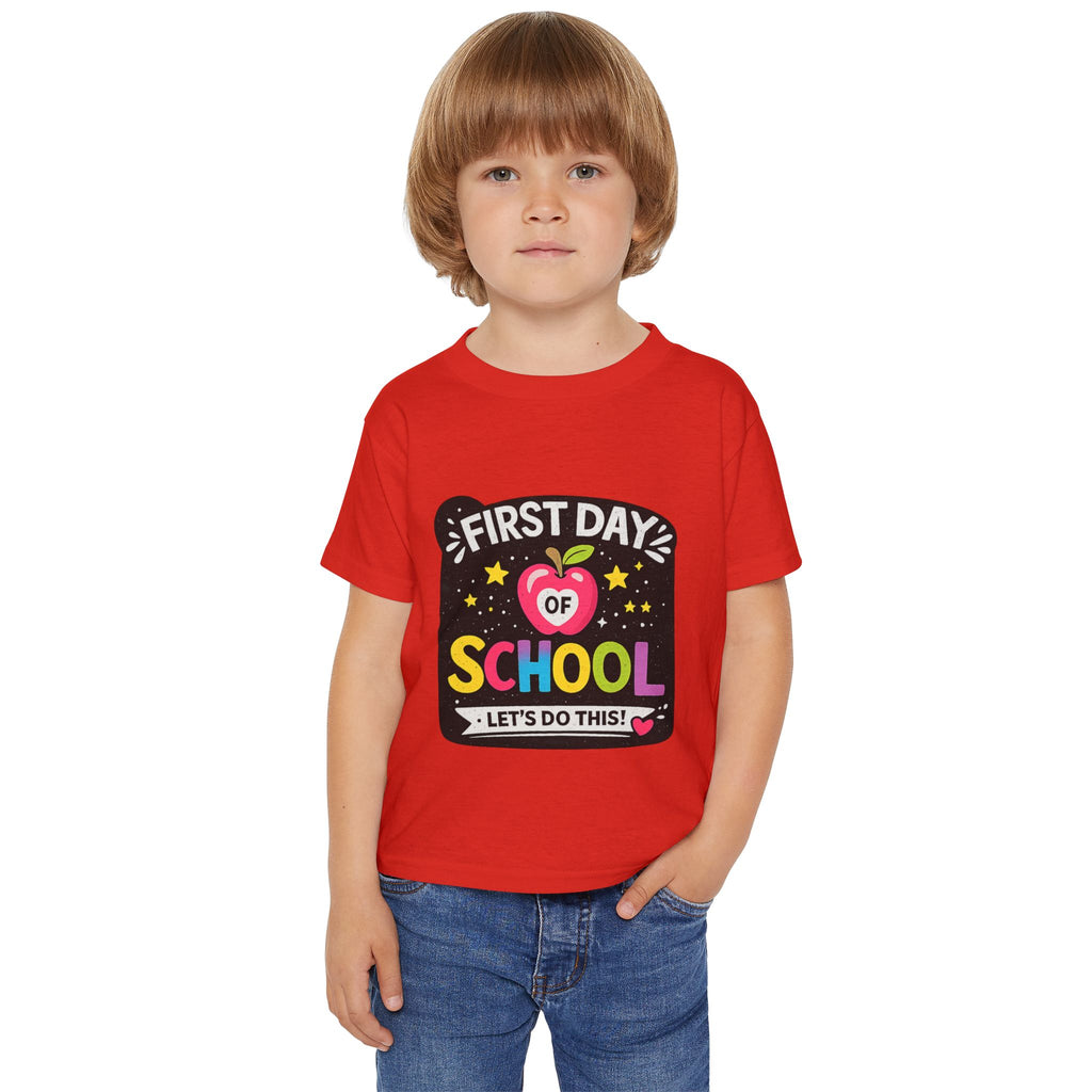 First Day of School Toddler T-Shirt — "Let's Do This!" Back-to-School Tee