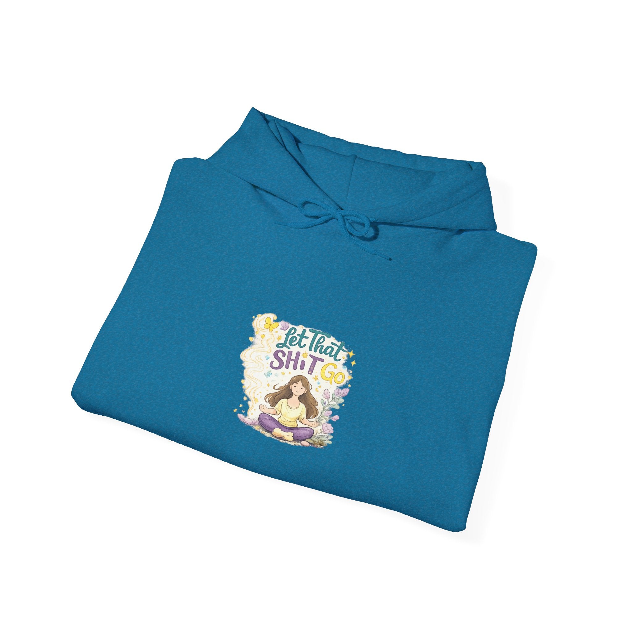 Cozy Witch Vibes Hoodie — "Not That Sh!t" Cute Witch Illustration Hoodie