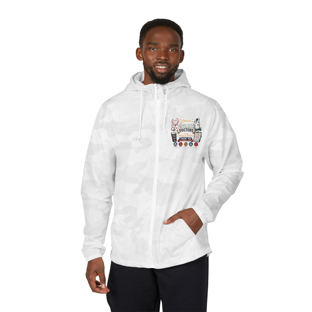 Windbreaker Jacket — Polaroid Camper Patch Graphic