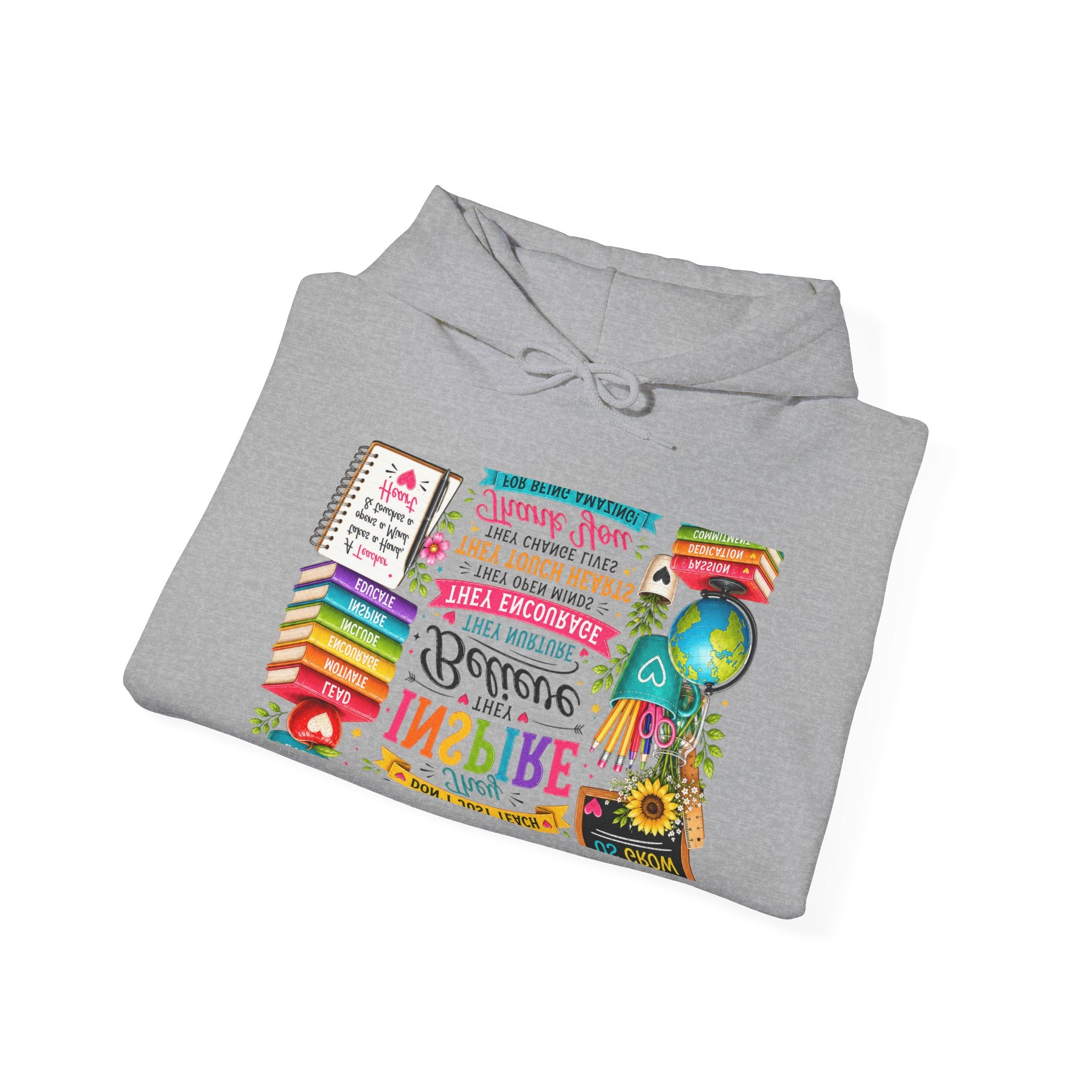 Reading Rainbow Hoodie — Inspirational Book Lover Sweatshirt (Believe in Magic)