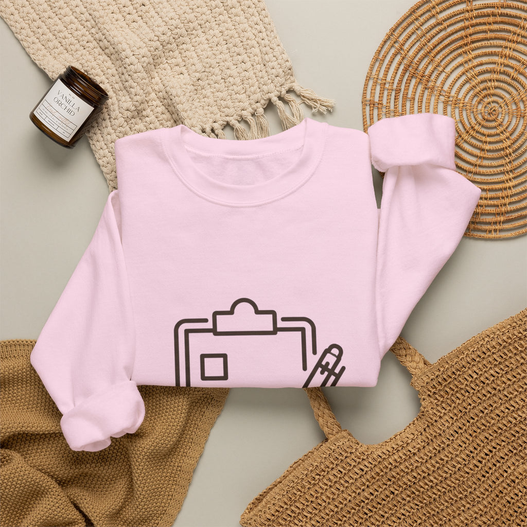 Checklist Crewneck Sweatshirt — Minimal Planner Icon Pullover