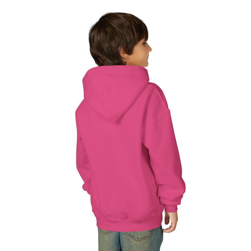 Youth Hoodie — “100 Days of School” Colorful Smiley Daisy Celebration