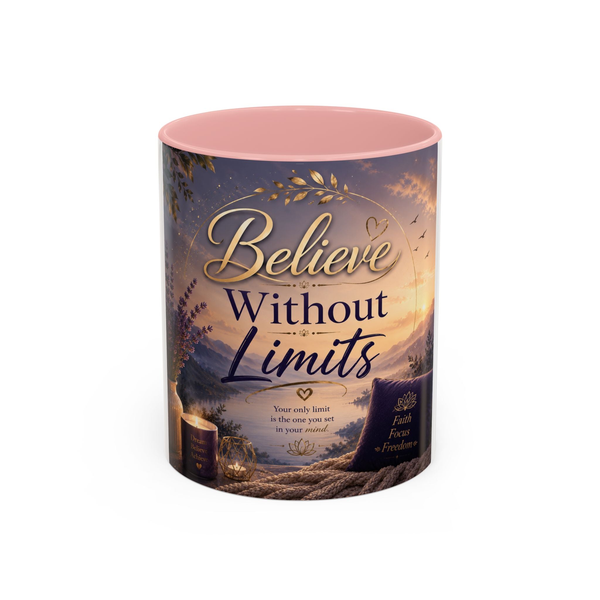 Believe Without Limits Inspirational Coffee Mug (11/15oz)
