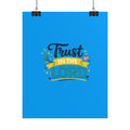 Trust in the Lord Rolled Poster — Faith Wall Art, Inspirational Christian Print