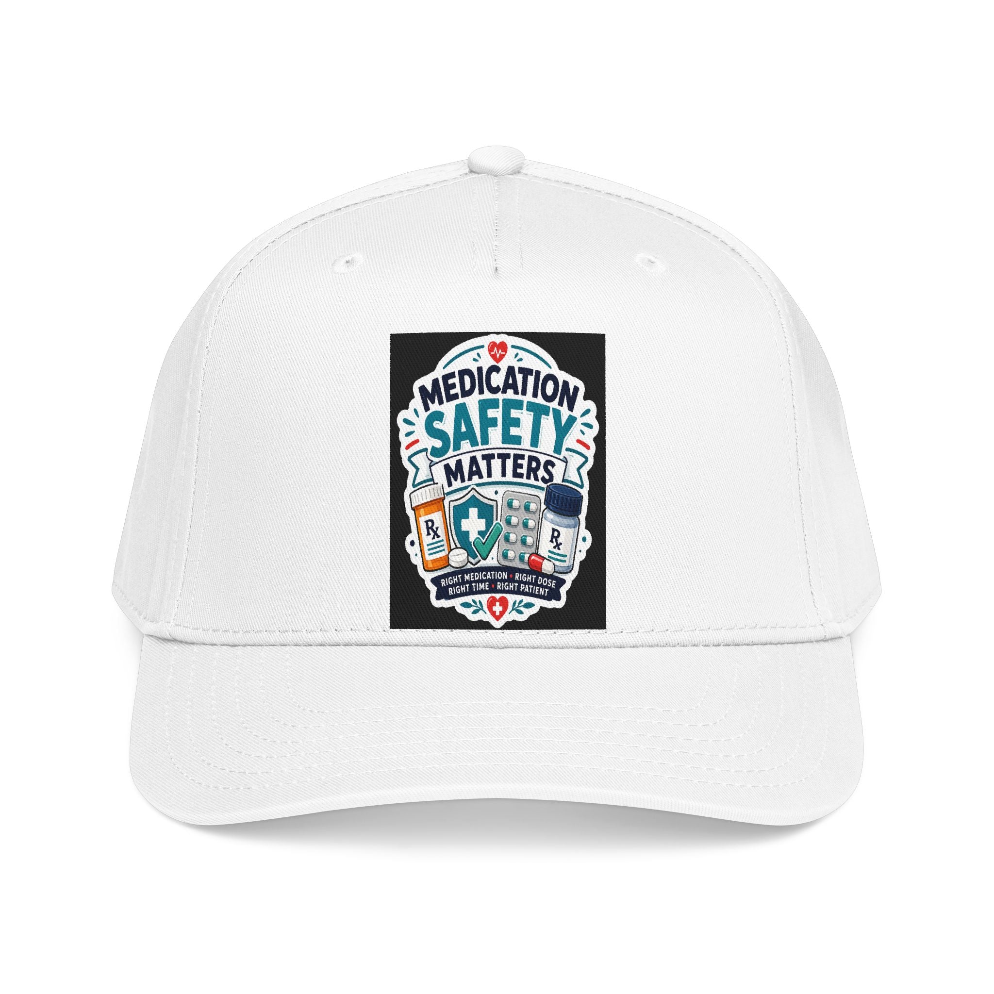 Medication Safety Matters Baseball Cap - Pharmacy & Nurse Awareness Hat