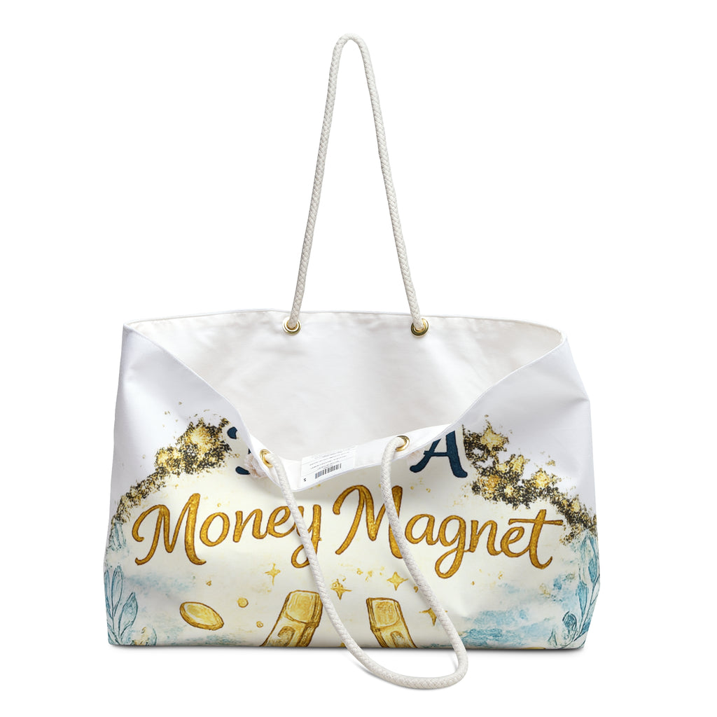 Money Magnet Weekender Bag — Inspirational Travel Tote