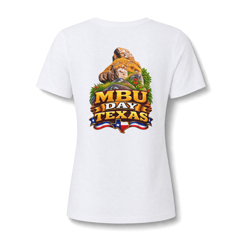 MBU Day Houston Women's V-Neck Tee – Lion Graphic Event Shirt