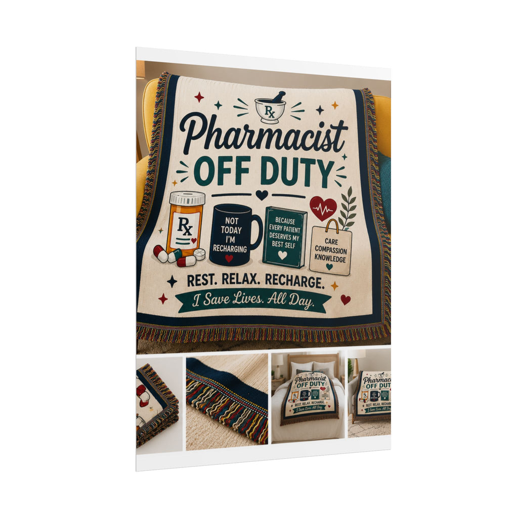 Pharmacist Off Duty Poster - Rest Relax Recharge Wall Art