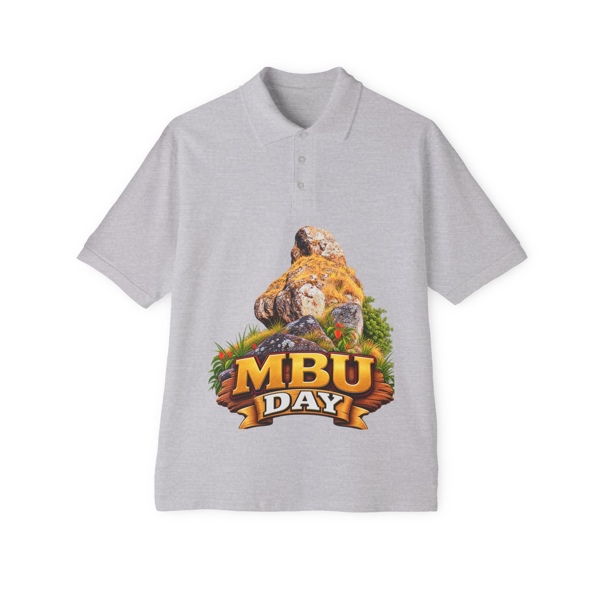 MBU Day Polo — 'United by Heritage, Inspired by Community' Men's Short-Sleeve Polo