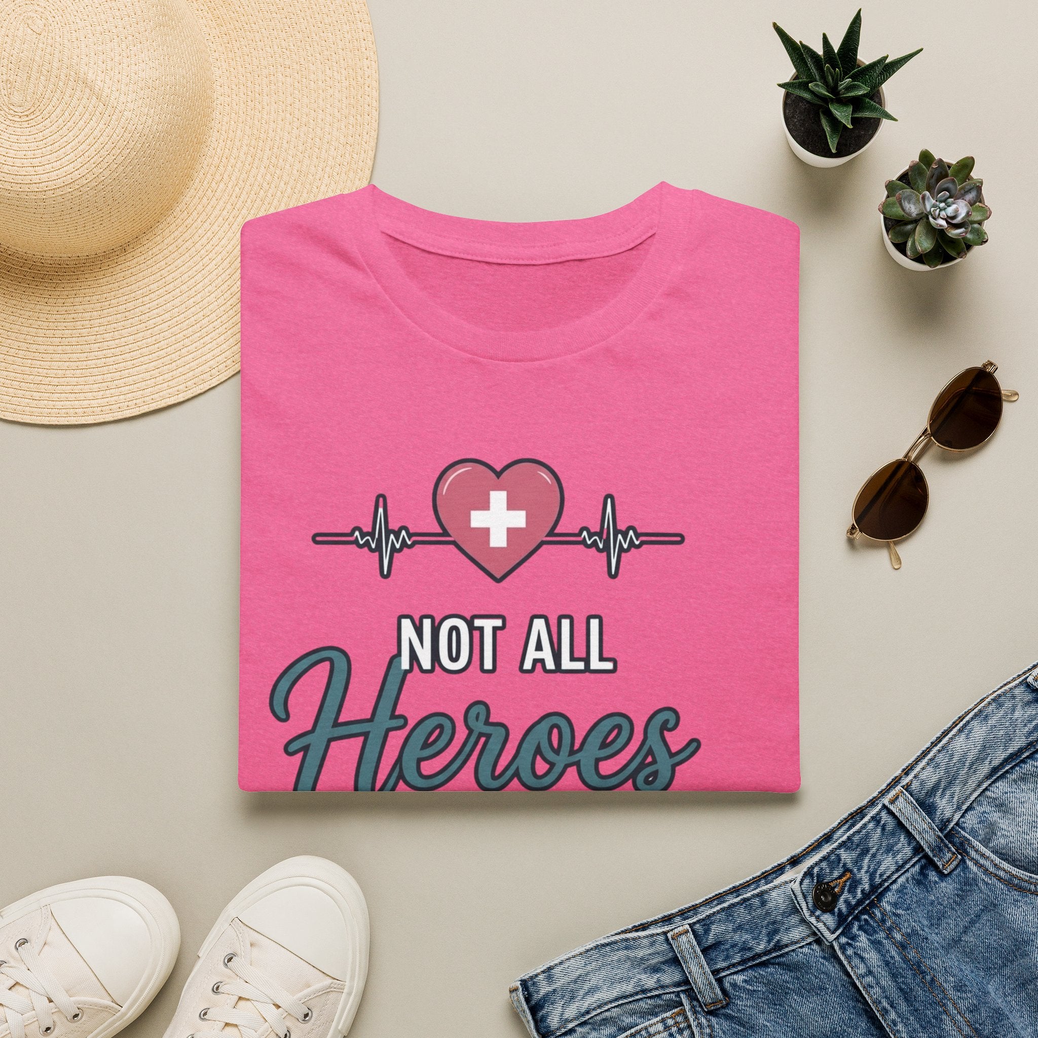 Nurse 'Not All Heroes Wear Capes' T-Shirt
