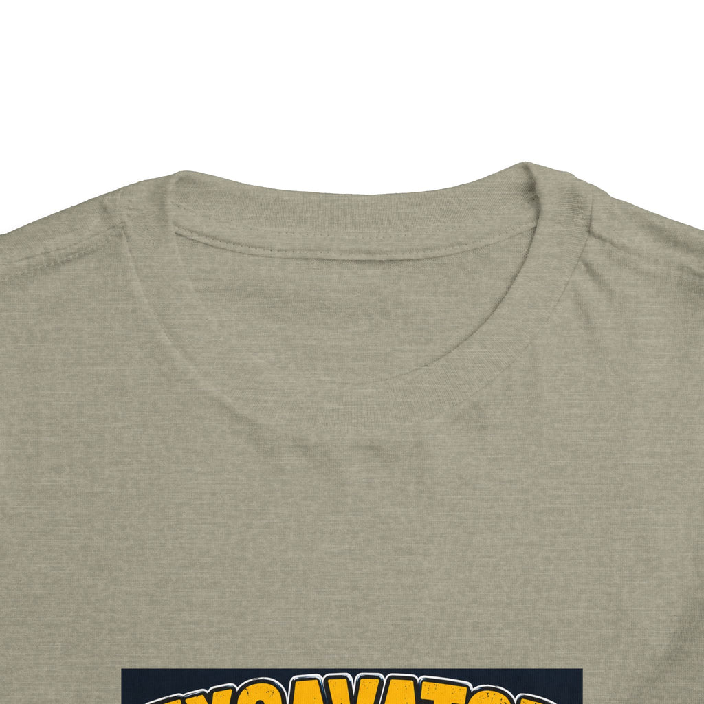 Excavator Toddler Tee — "I Dig Big Dreams" Construction Shirt