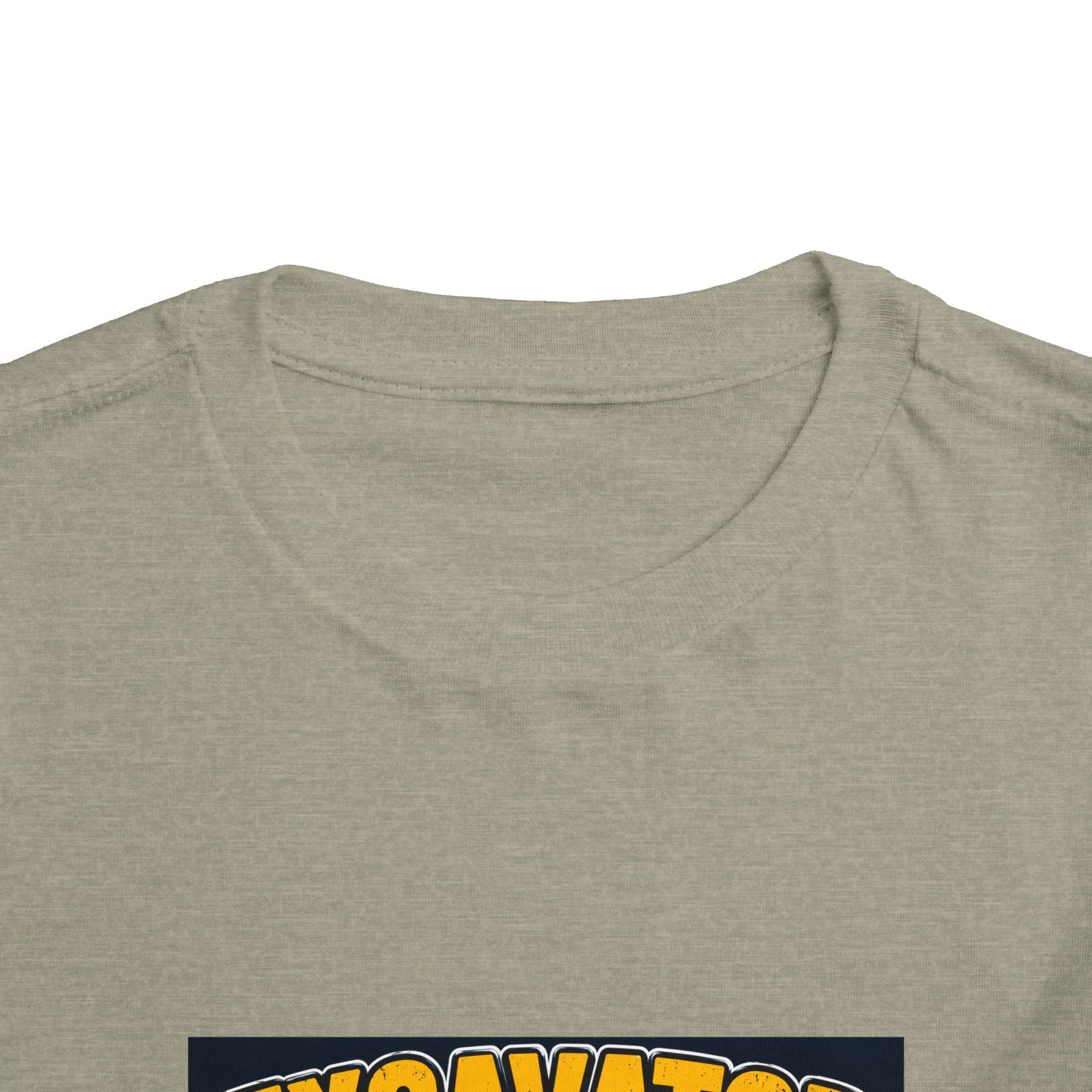 Excavator Toddler Tee — "I Dig Big Dreams" Construction Shirt