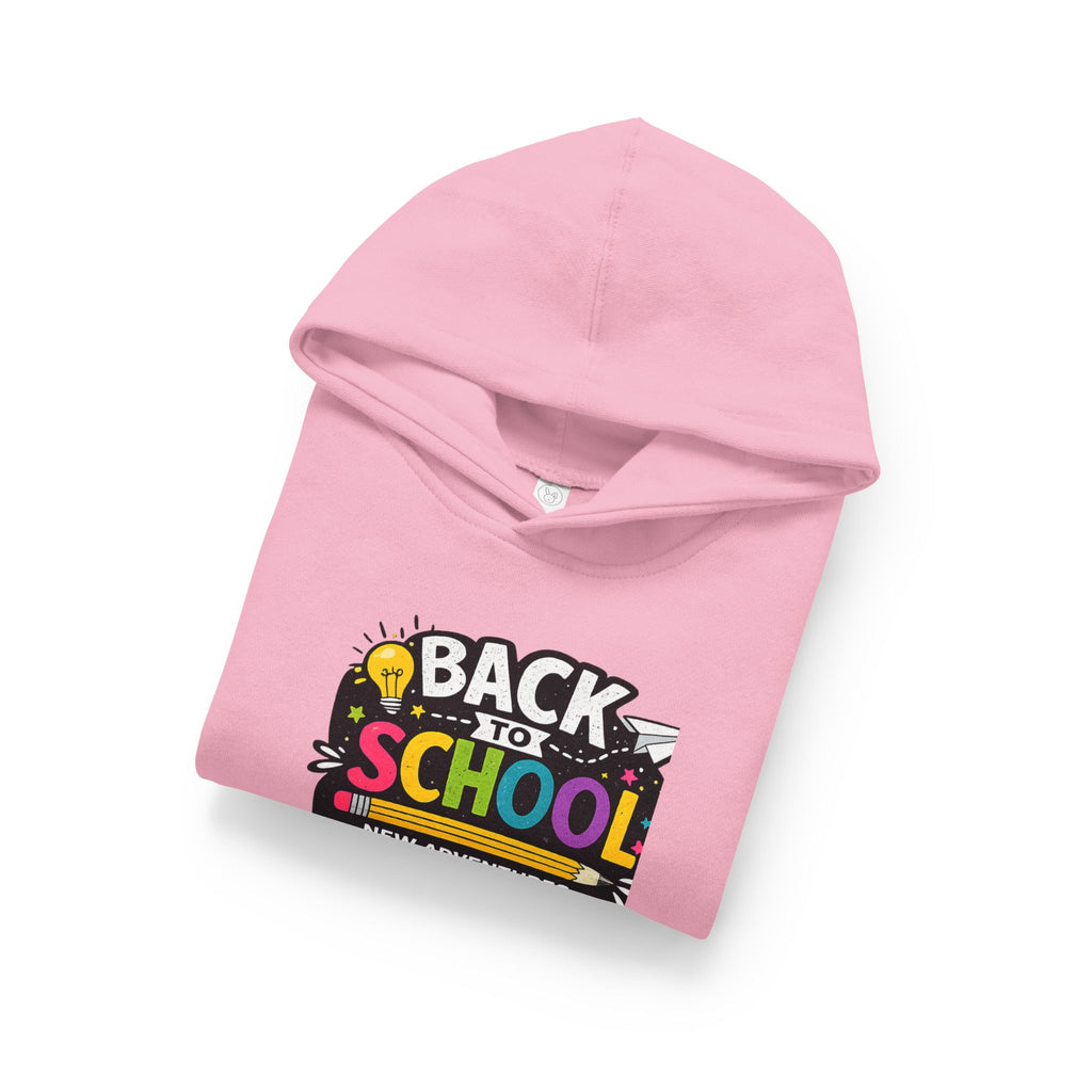 Back to School Toddler Hoodie — "Back to School: New Adventures, New Friends, New Goals"