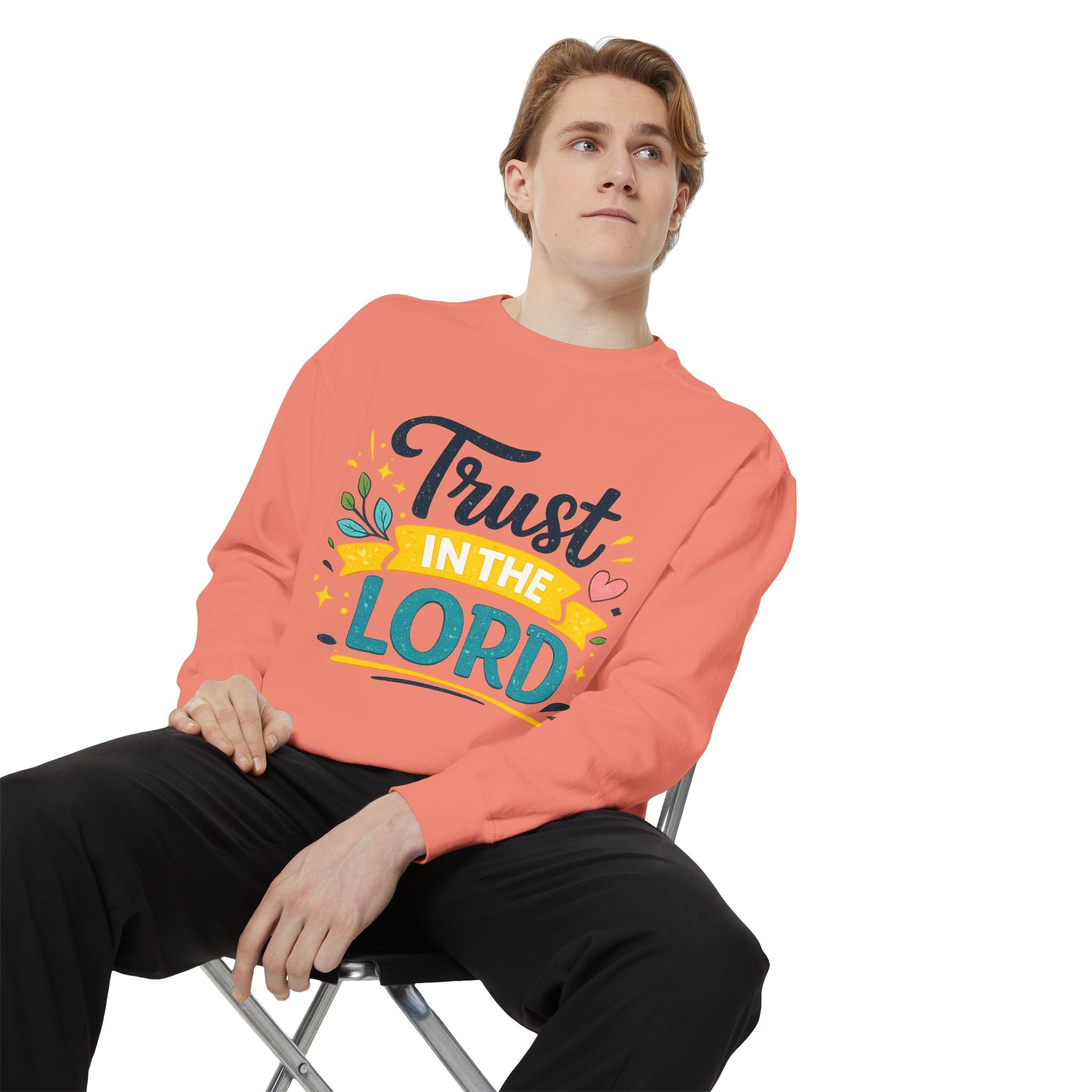 Trust in the Lord Sweatshirt — Inspirational Christian Faith Crewneck